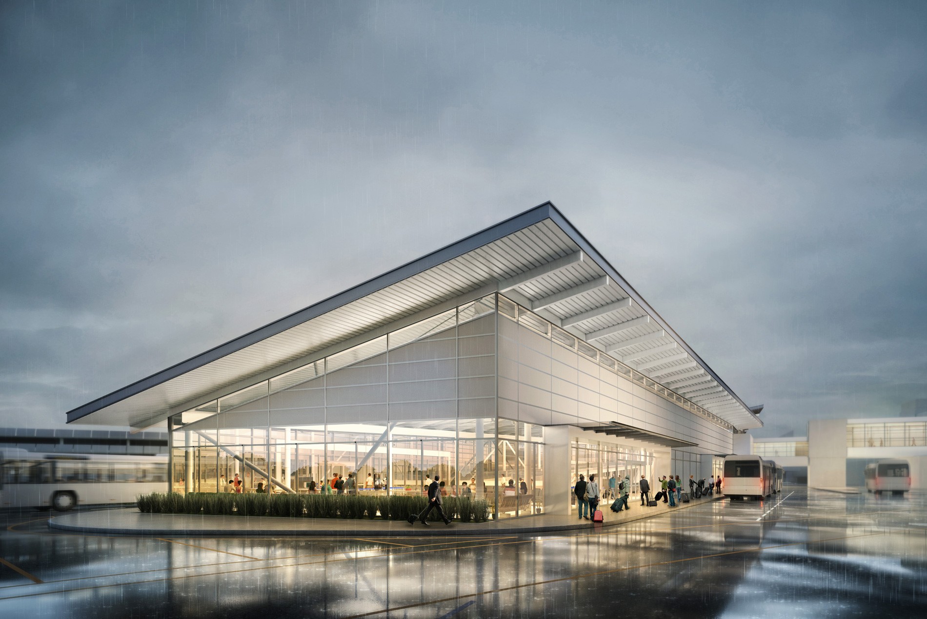 Sea-Tac Airport Rendering Exterior