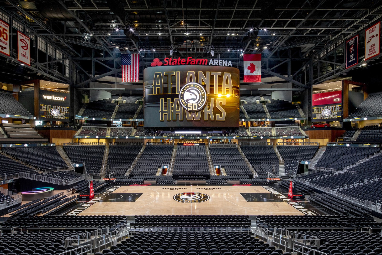 Atlanta Hawks Unveil New Court Design