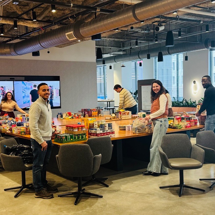 HOK Atlanta studio organizing a food drive