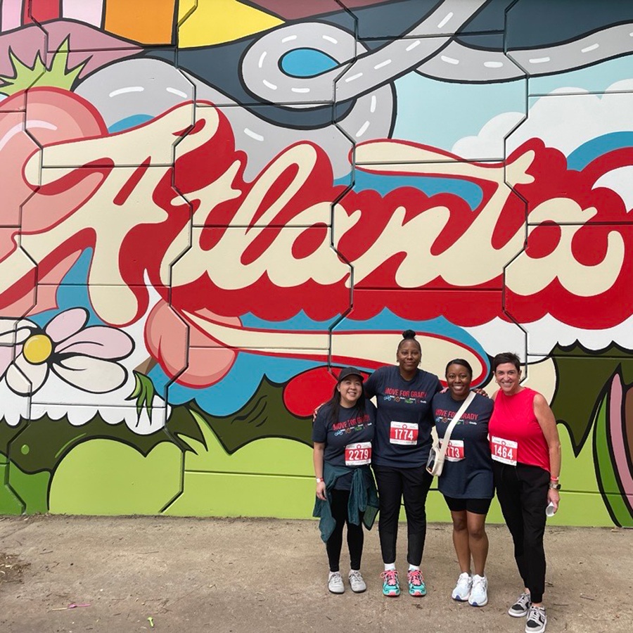 HOK Atlanta studio running at Move for Grady event