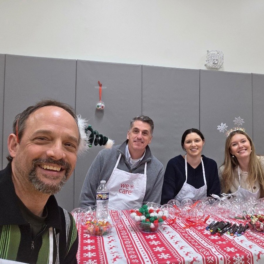 HOK Philadelphia at We Care holiday event