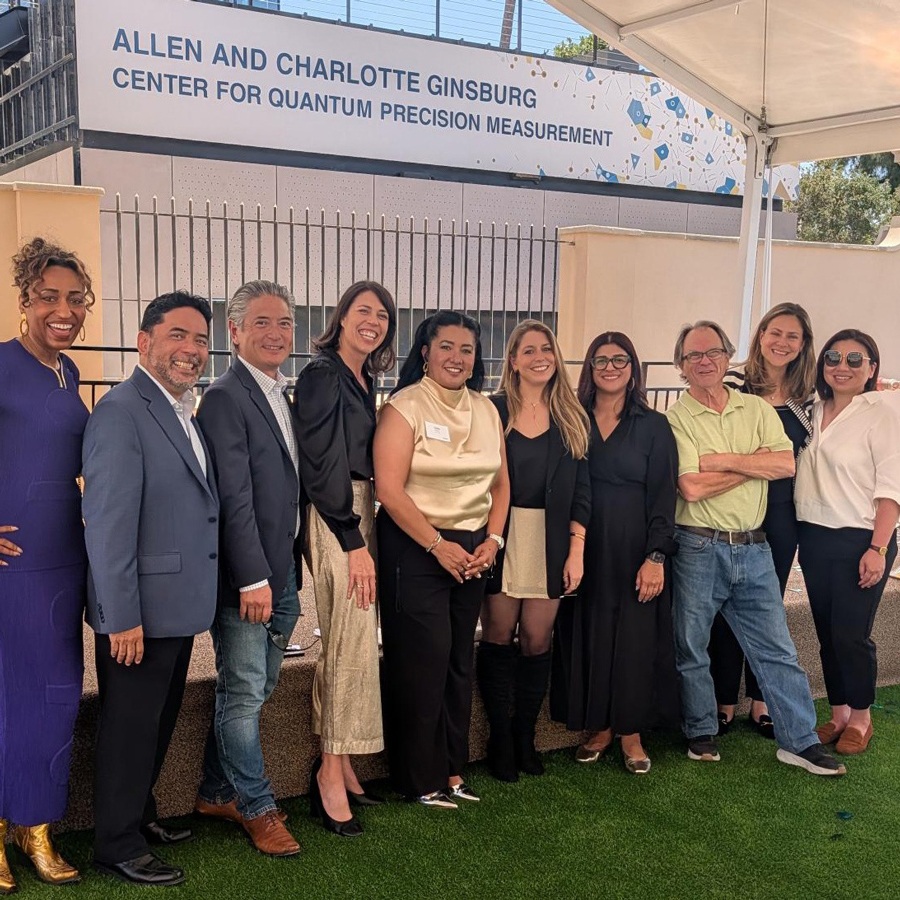 HOK Los Angeles team members at Caltech Ginsburg Center for Quantum Precision Measurement dedication