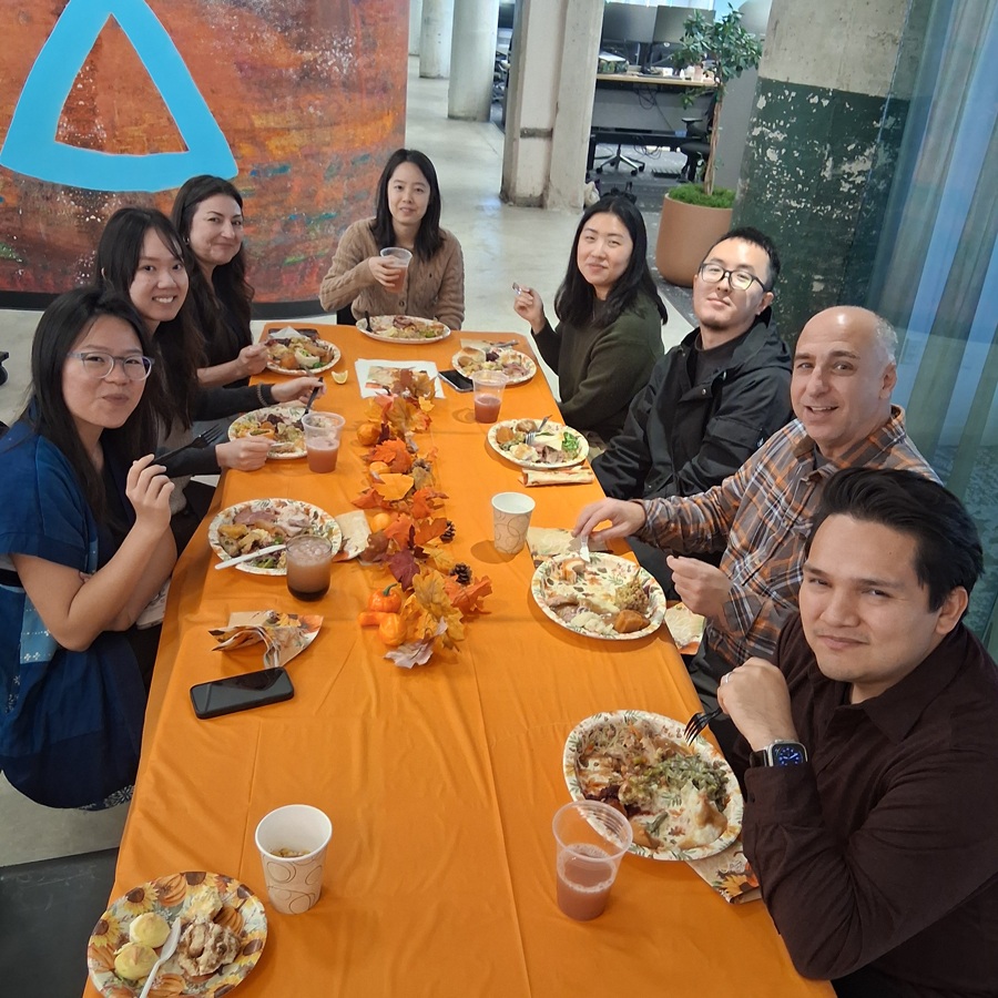 HOK Los Angeles studio Thanksgiving dinner