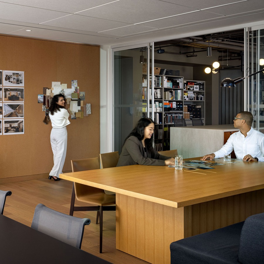 HOK Toronto studio collaboration and pin up area