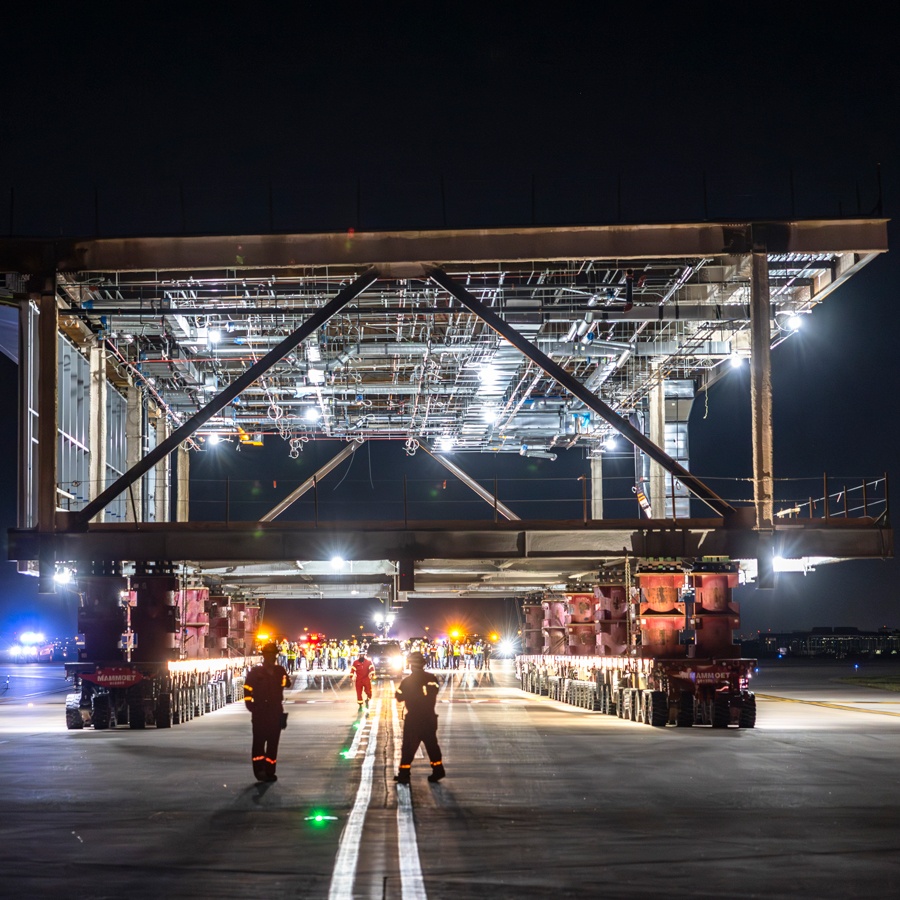 HOK - modular construction at Dallas Fort Worth International Airport Terminal C