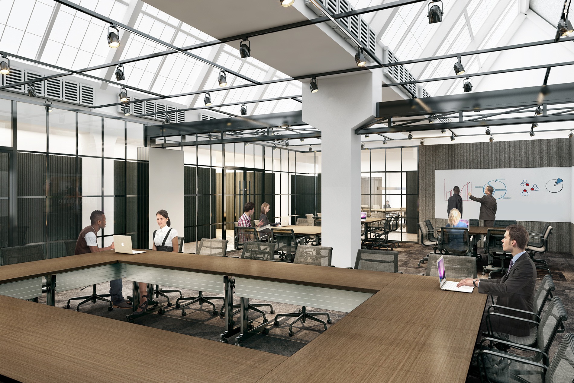 Aetna Office at One Soho Square HOK
