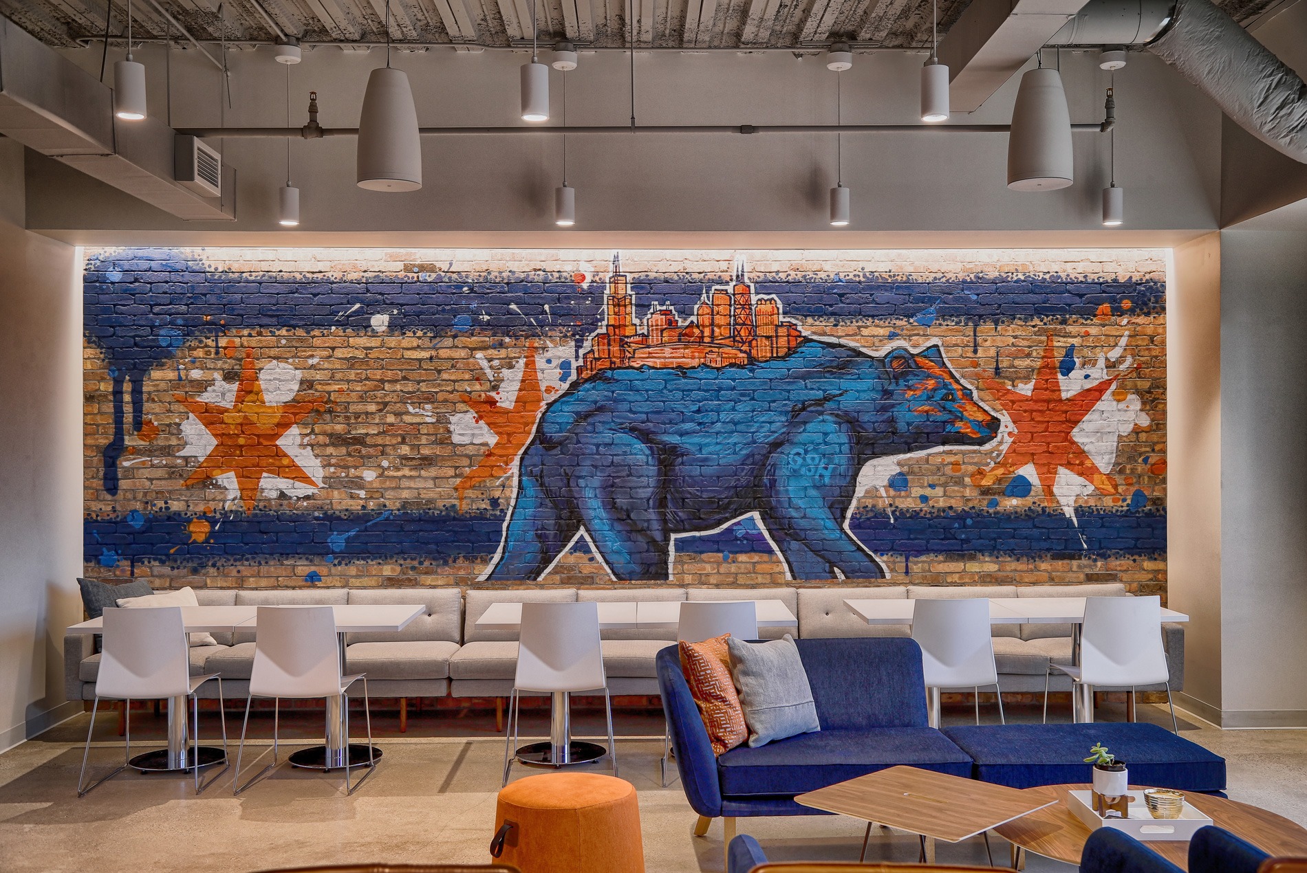 Chicago Bears Offices Mural 1900
