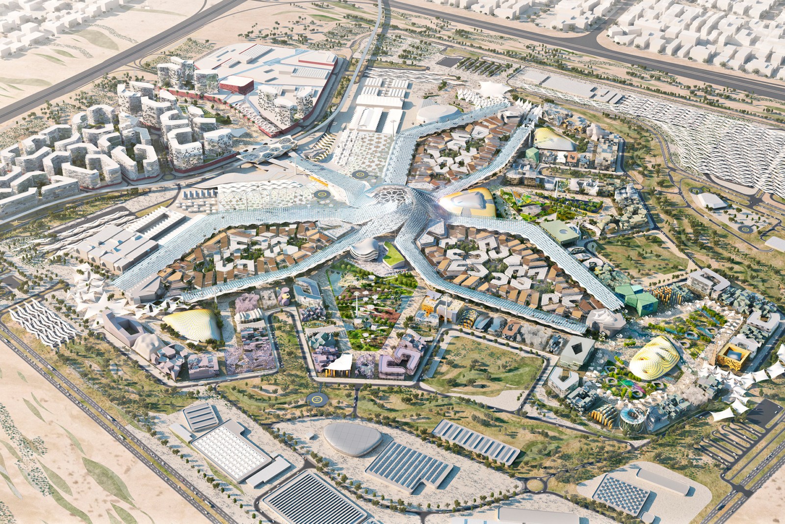 Dubai Expo 2020 Master Plan - HOK