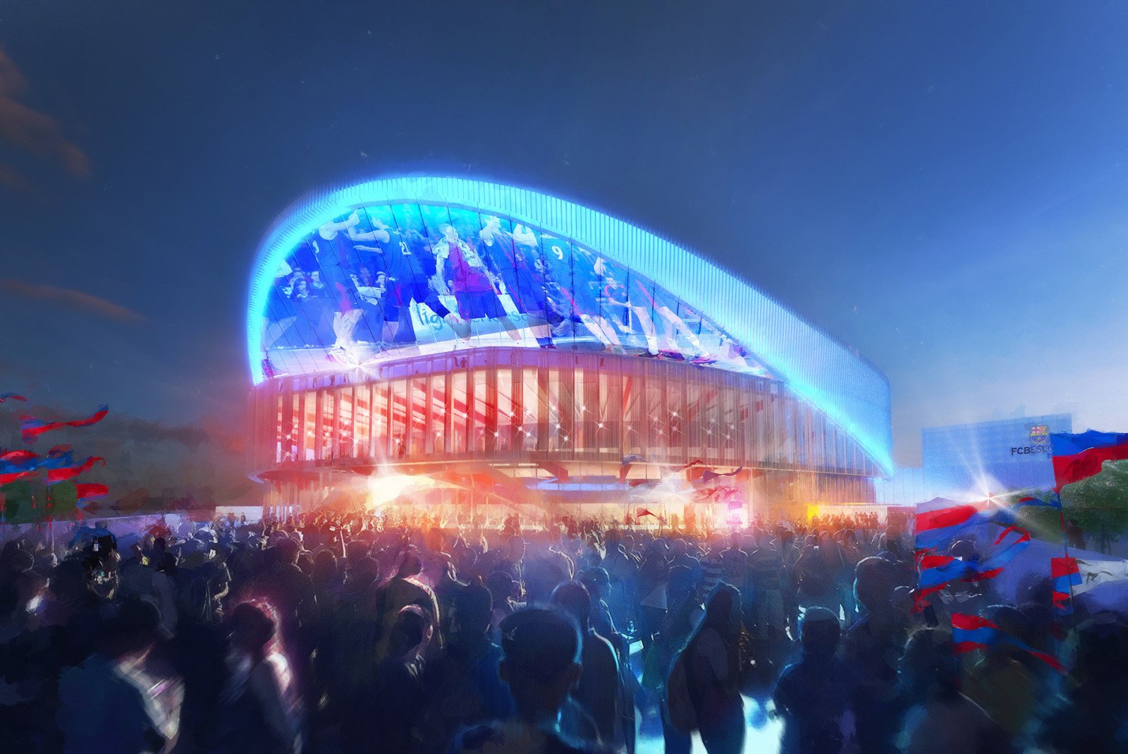 New clearance barcelona stadium