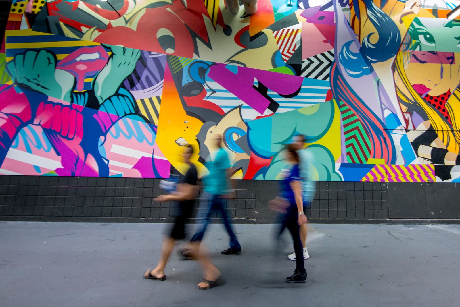 Hard Rock Stadium Concourse Art