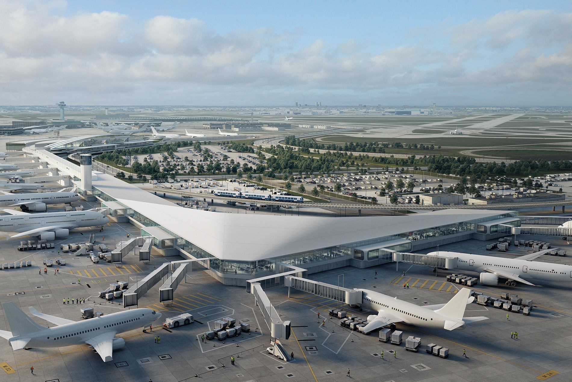 Chicago O Hare International Airport Terminal 5 Expansion HOK