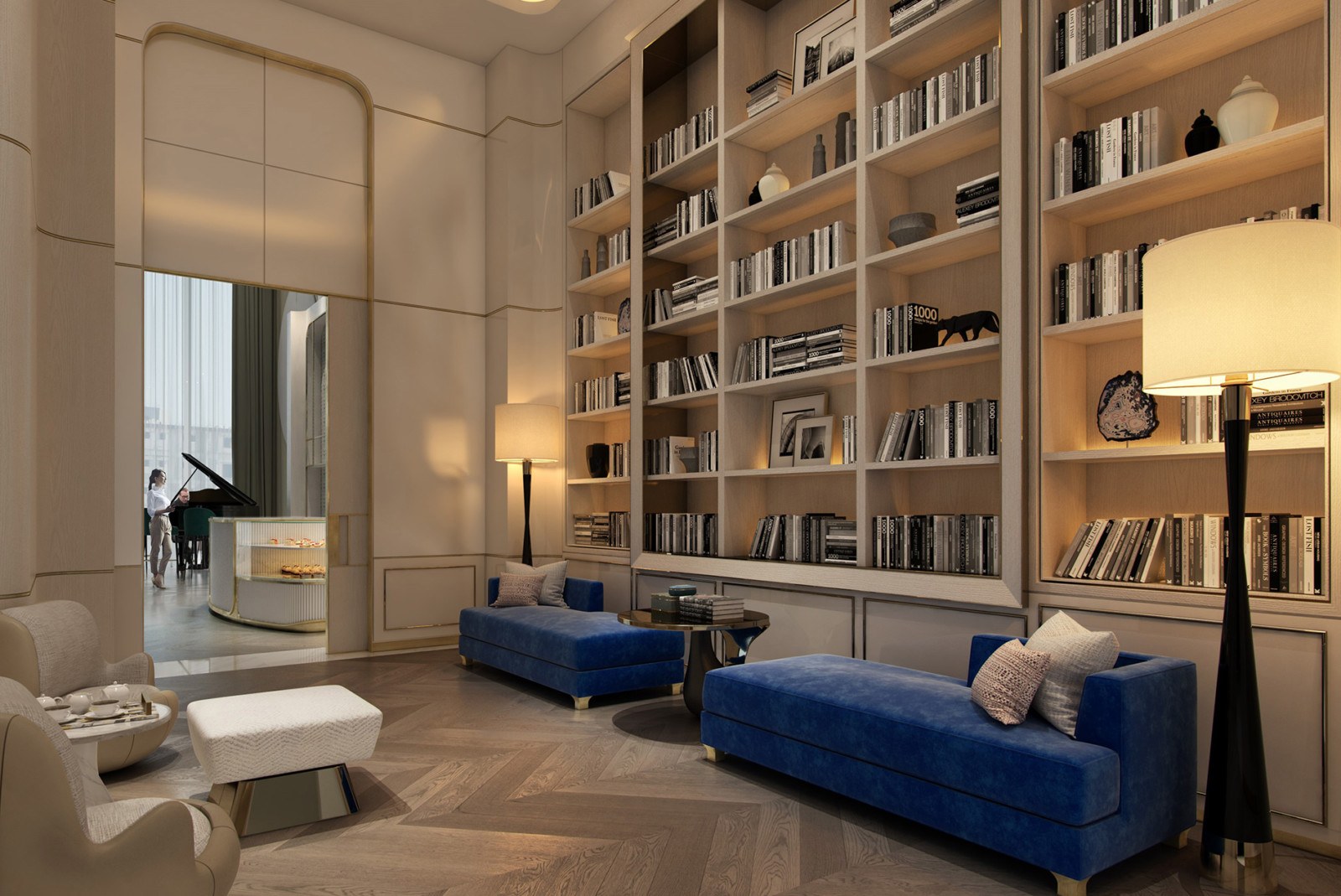 St Regis Belgrade Library Lounge