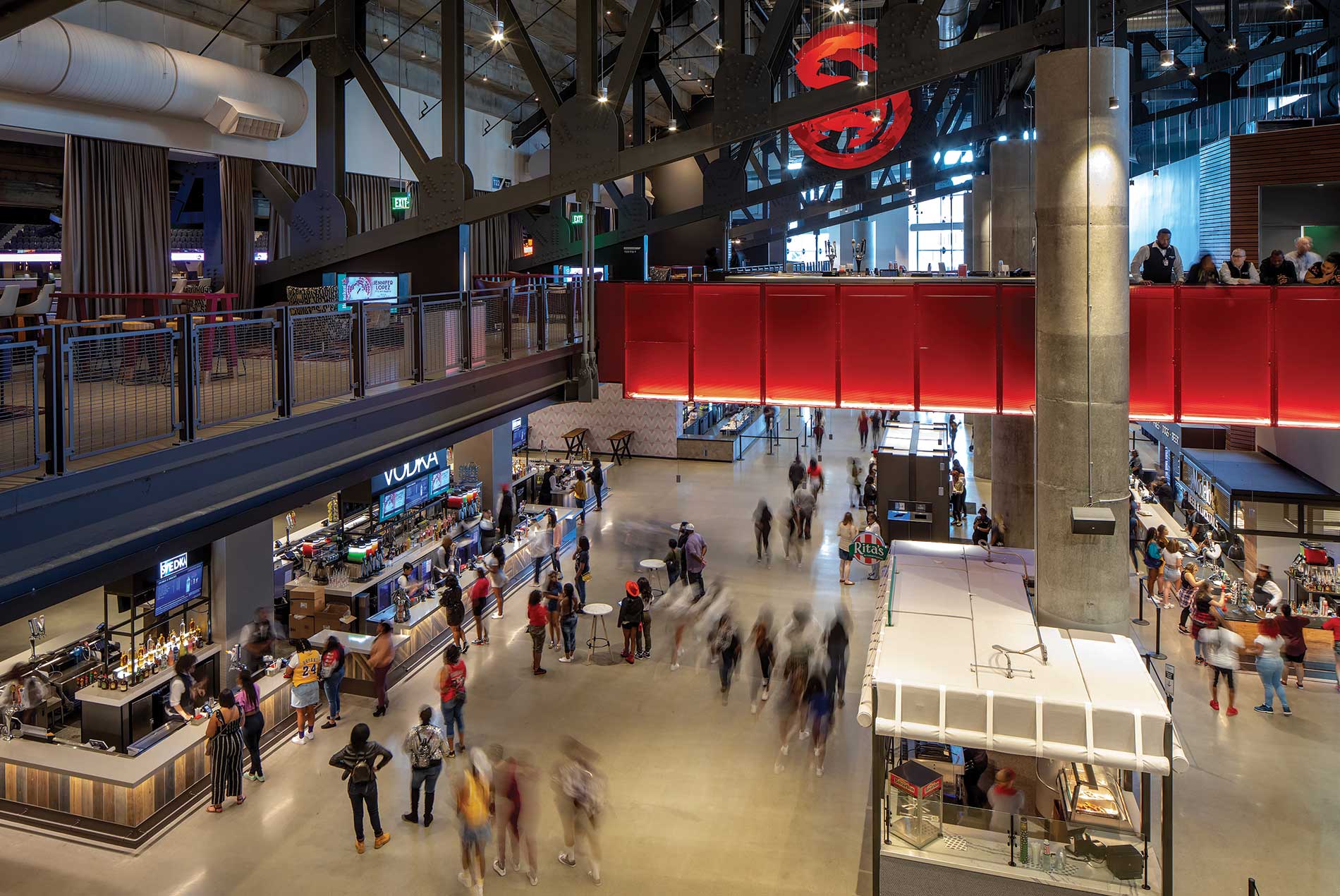 State Farm Arena Main Concourse 1900
