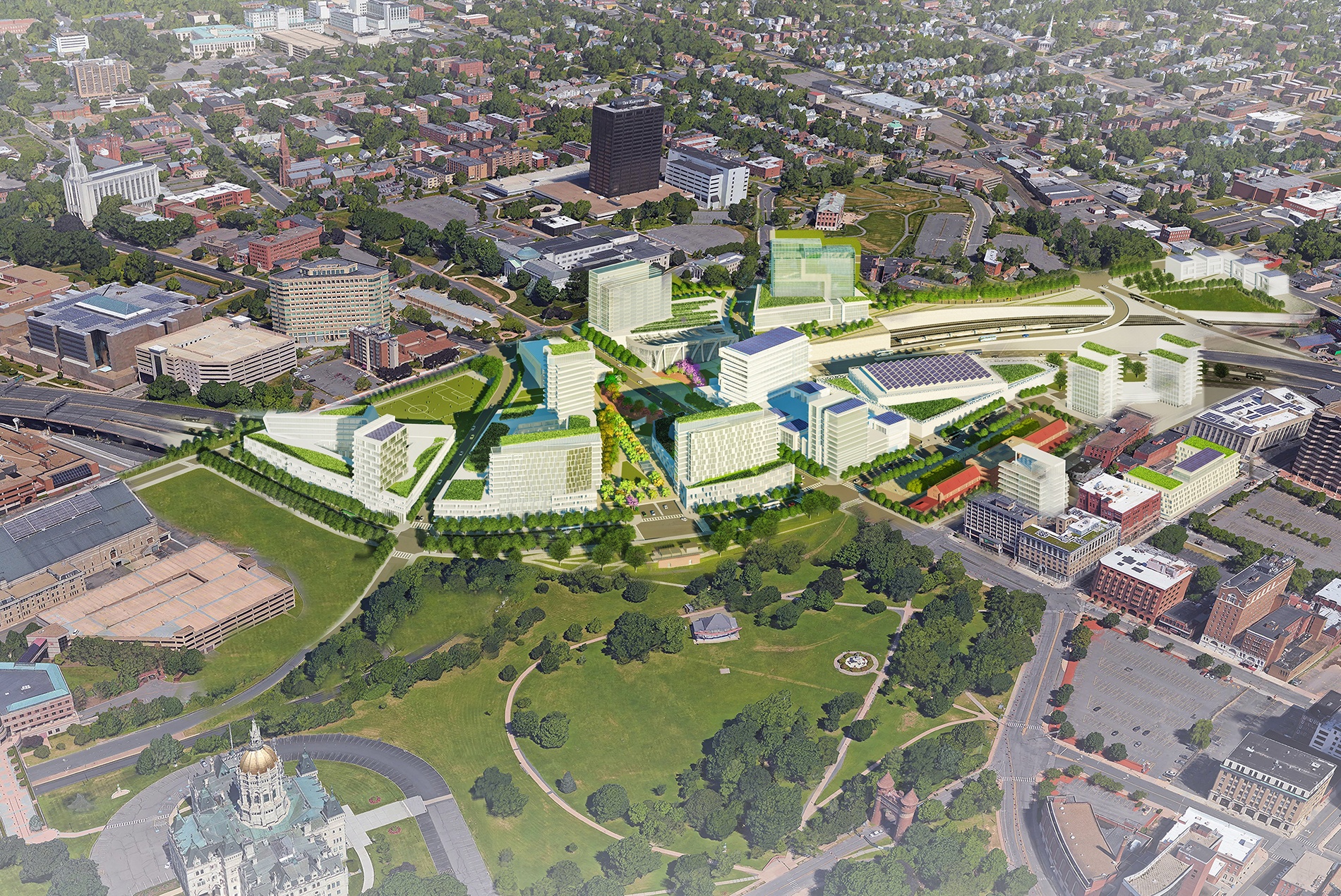 WSP and HOK's Hartford Capital Gateway Plan Promotes TransitOriented
