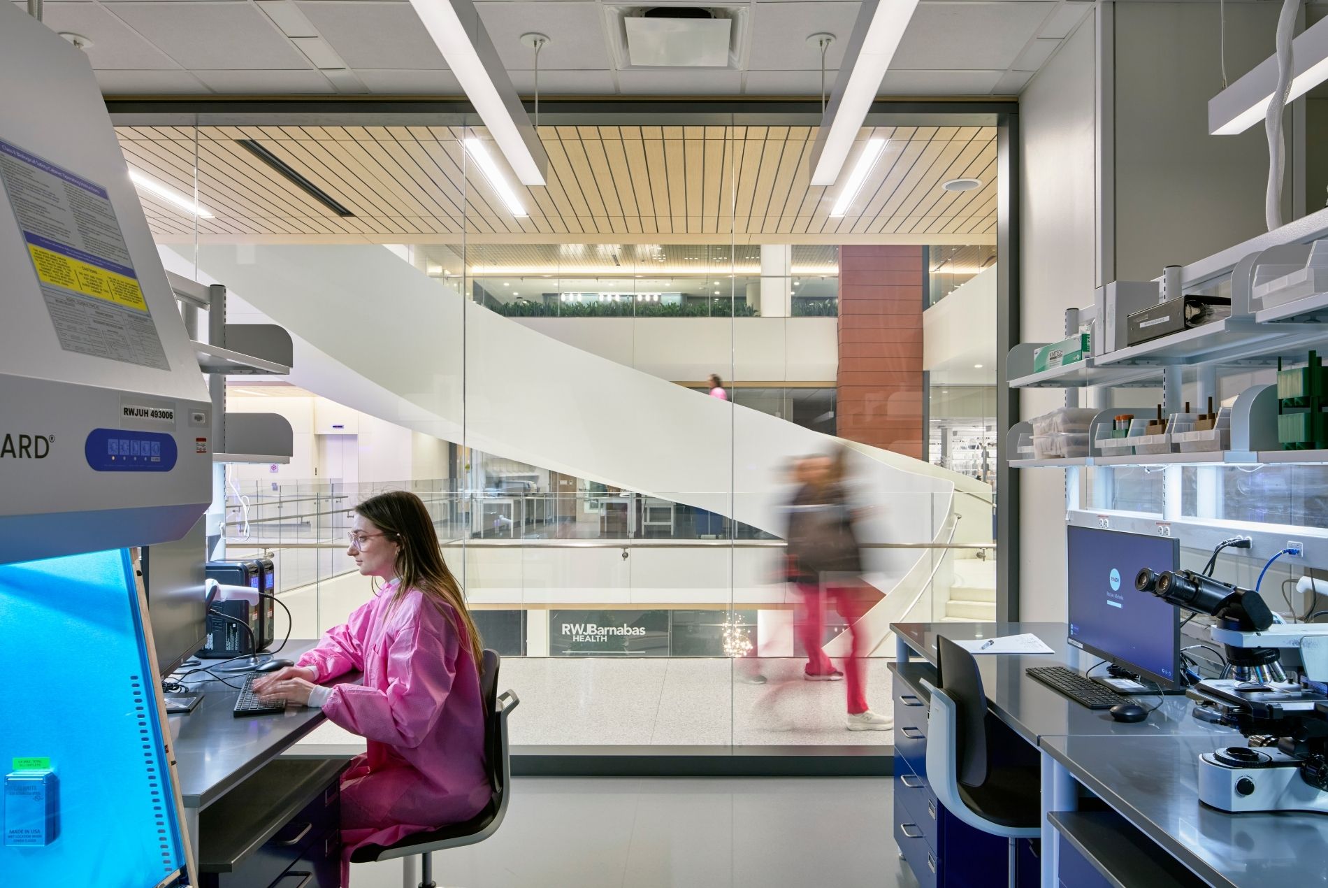 Jack & Sheryl Morris Cancer Center interior reception