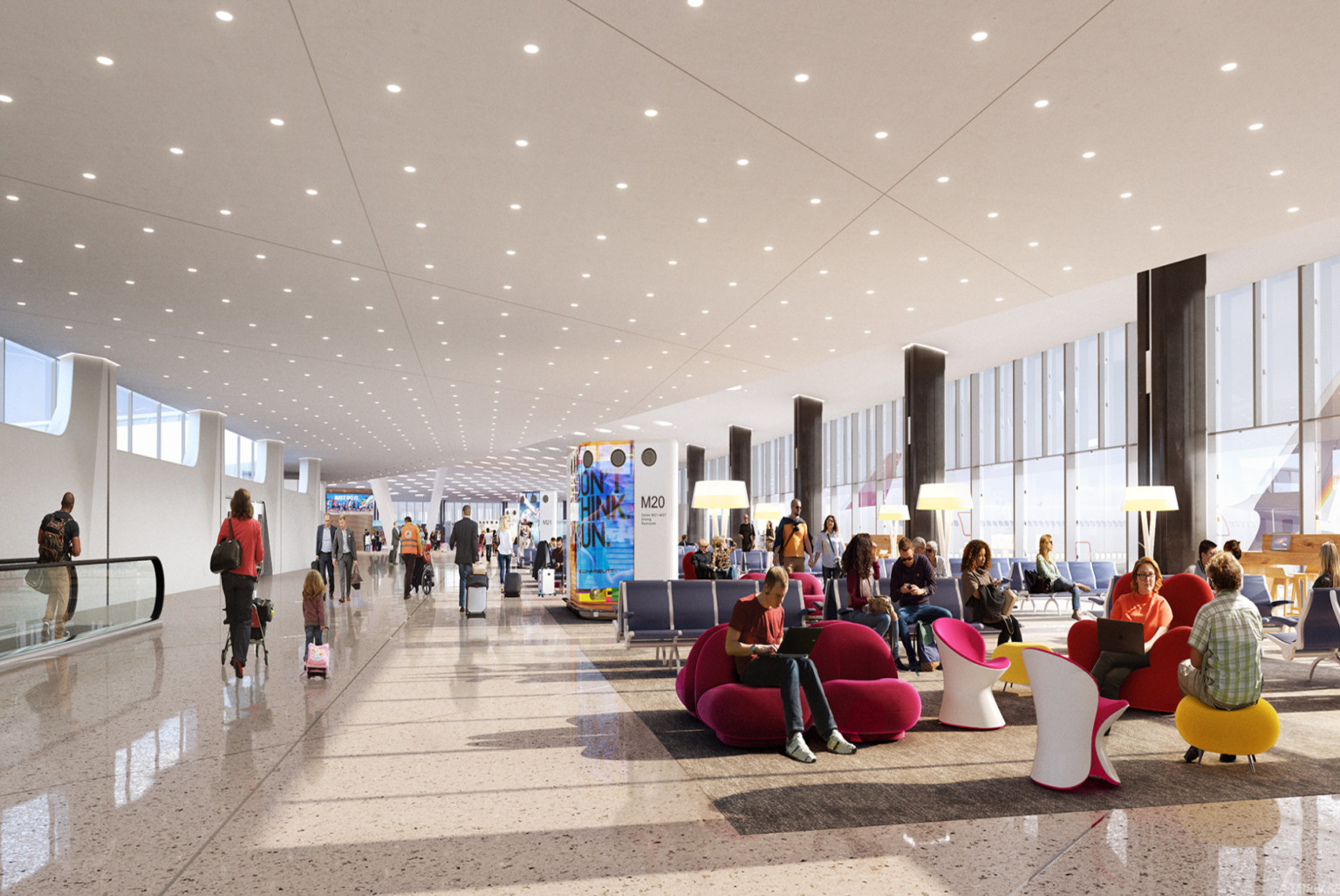 Chicago O Hare International Airport Terminal 5 Expansion HOK chicago-o-hare-international-airport-terminal-5-expansion-hok