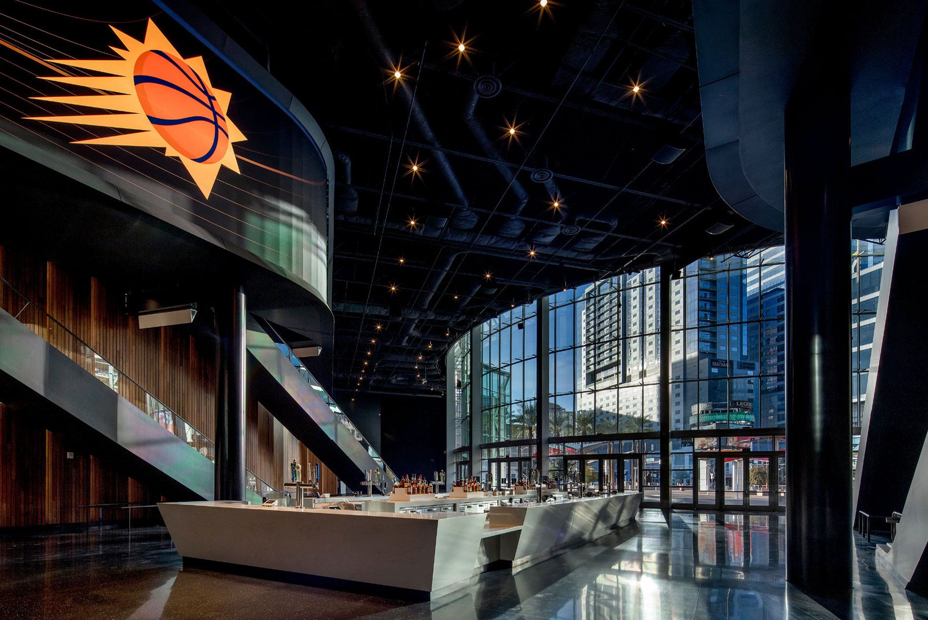 Footprint Center, section 124, home of Phoenix Suns, Arizona Rattlers,  Phoenix Mercury, page 1