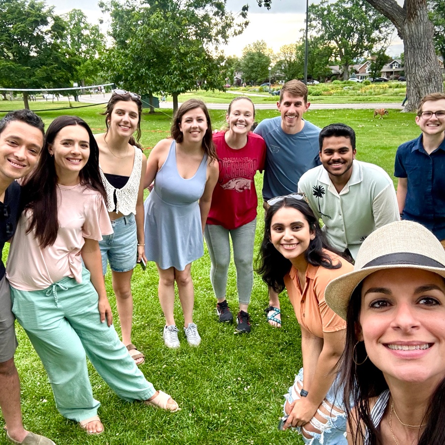 HOK Denver studio members at an outdoor event