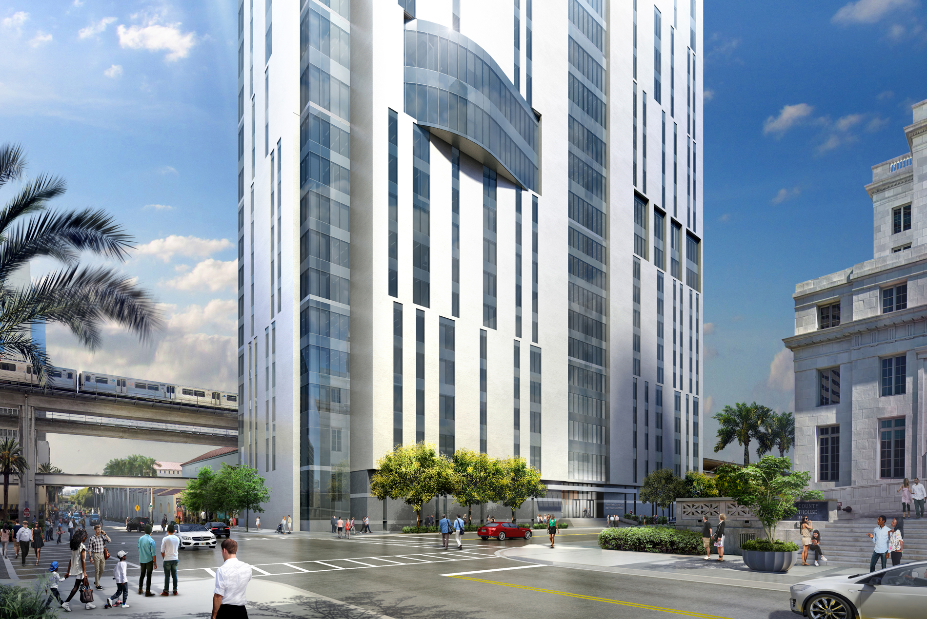 Construction Continues On New Miami Dade County Civil Courthouse HOK
