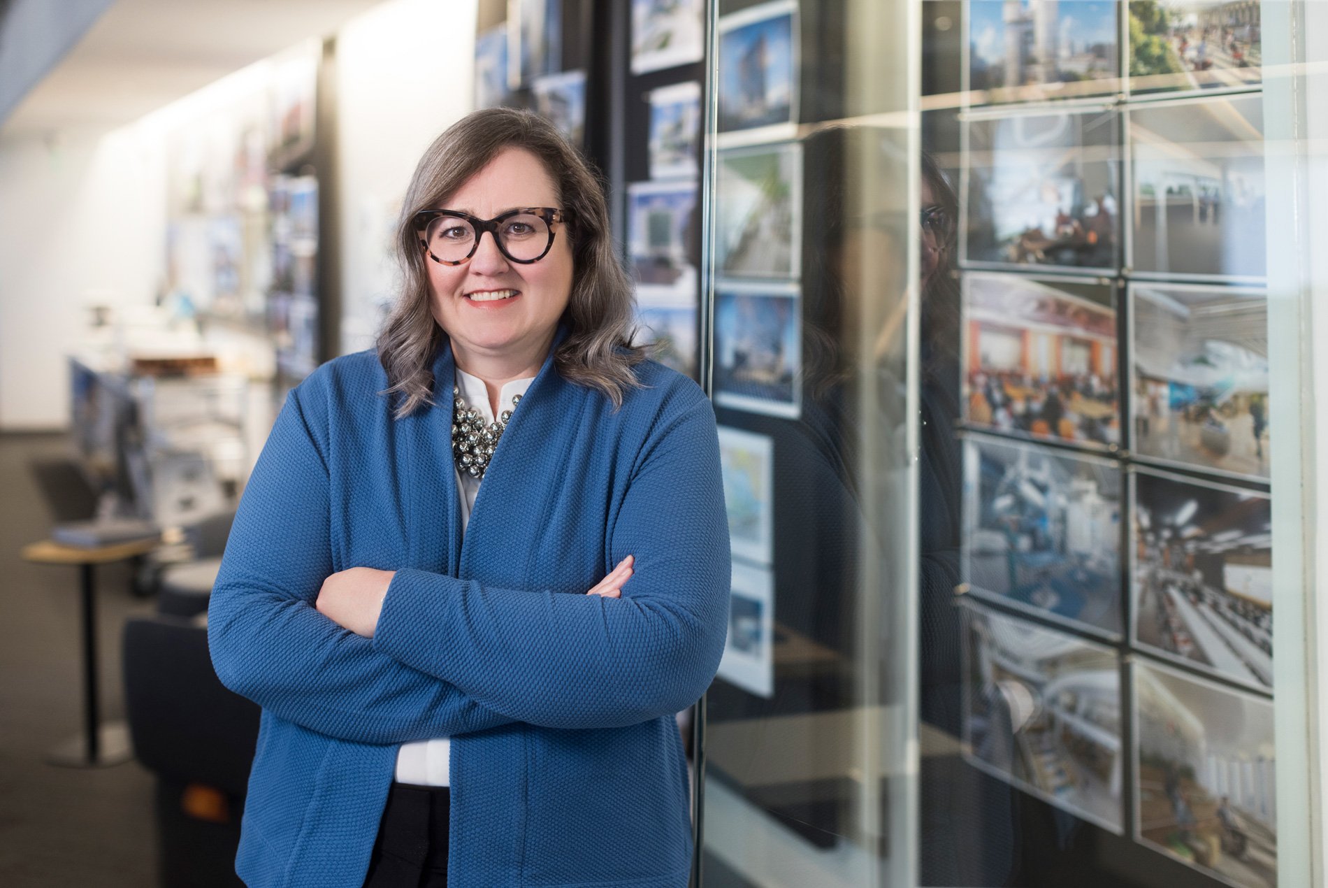 Environmental headshot of Karen Freeman