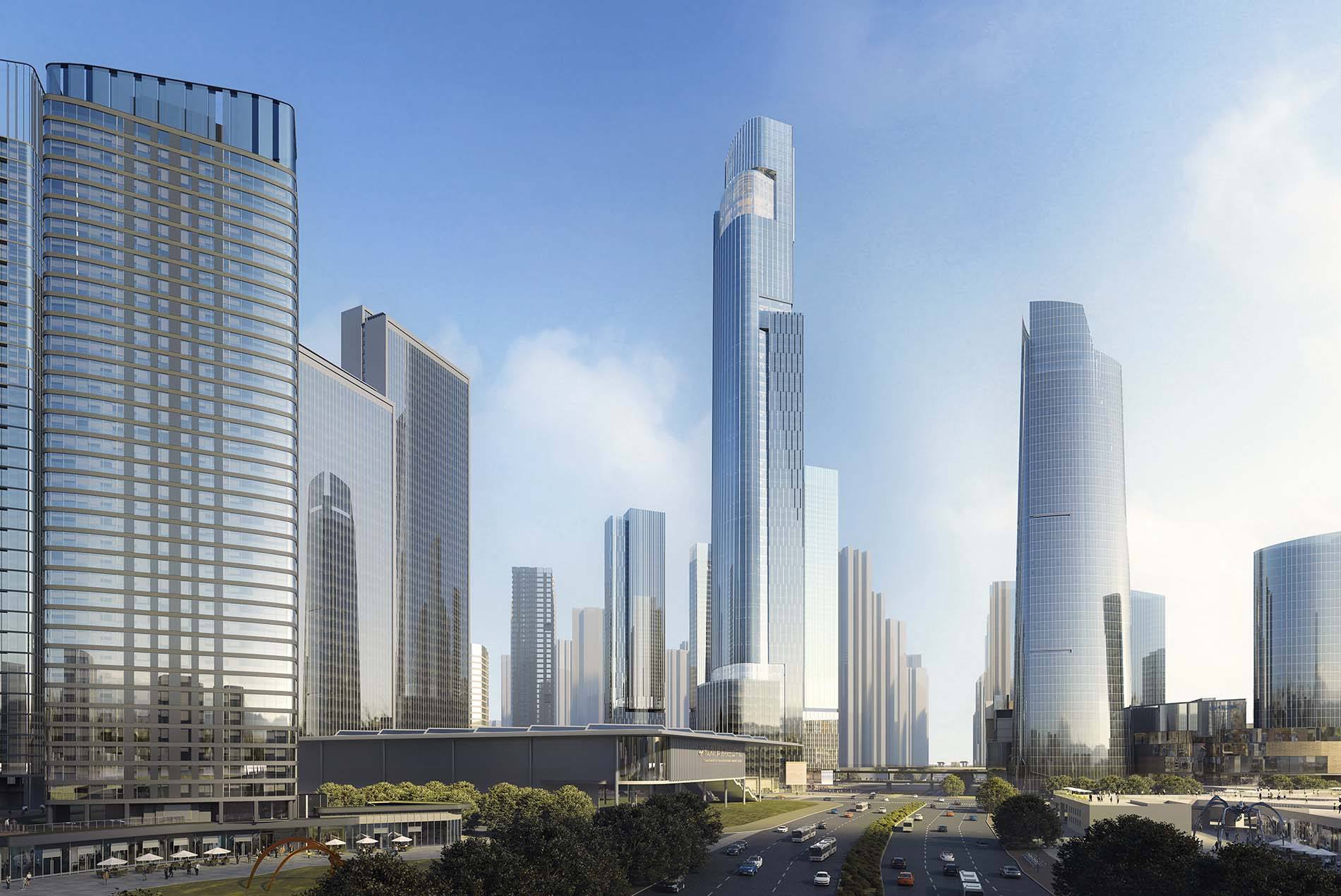 HOK tall building design changsha China Tower architect