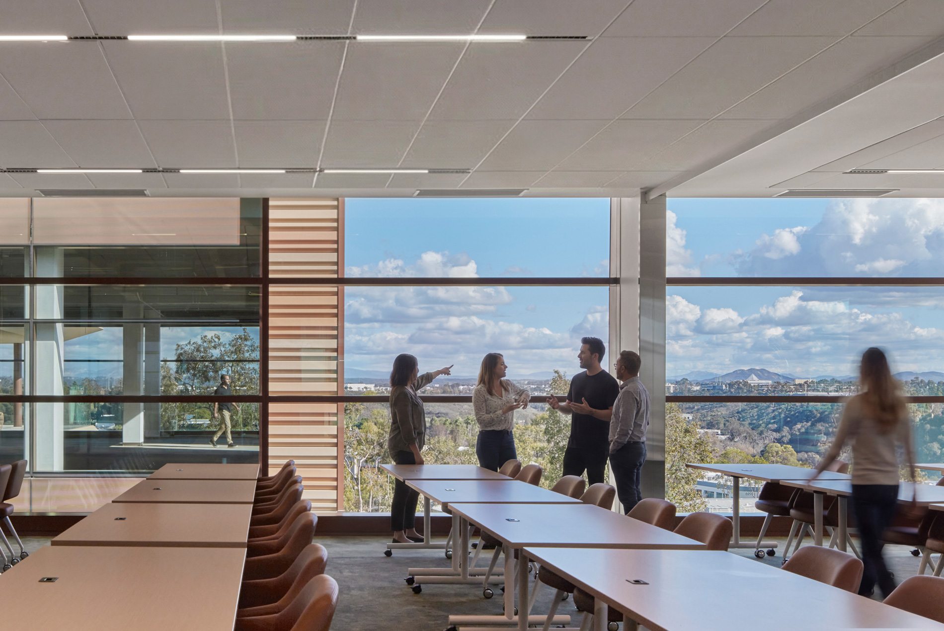 HOK-designed Longfellow BioTerra life sciences laboratory and office building in San Diego, California.
