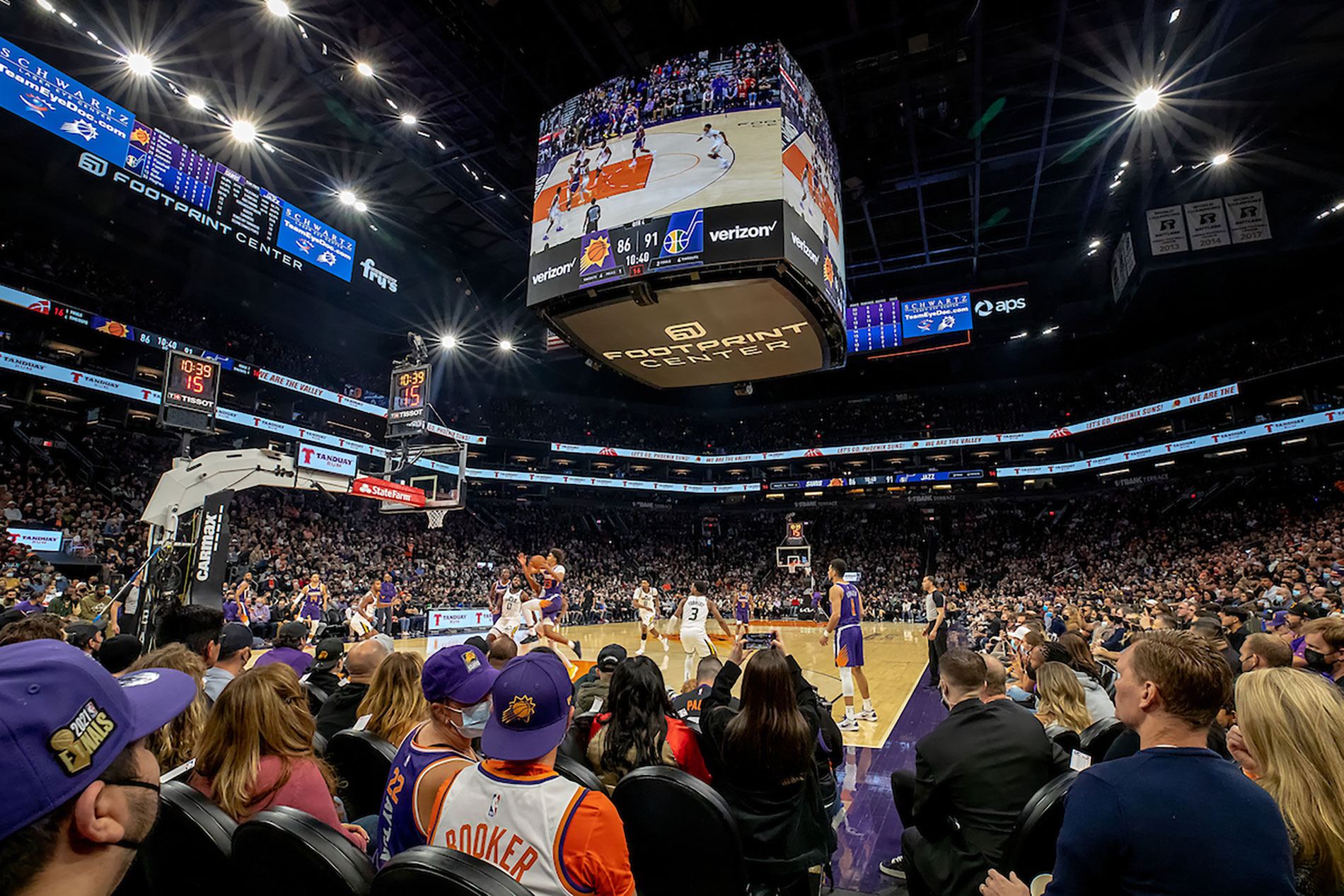 Footprint Center Courtside Seats 1900