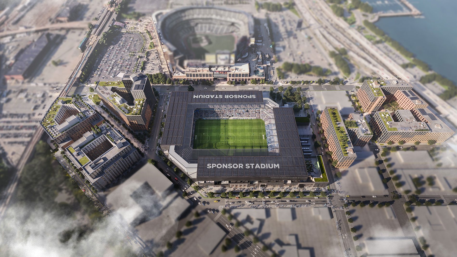 Renderings Revealed of NYCFC's New Stadium and Residential Neighborhood in  Willets Point - HOK