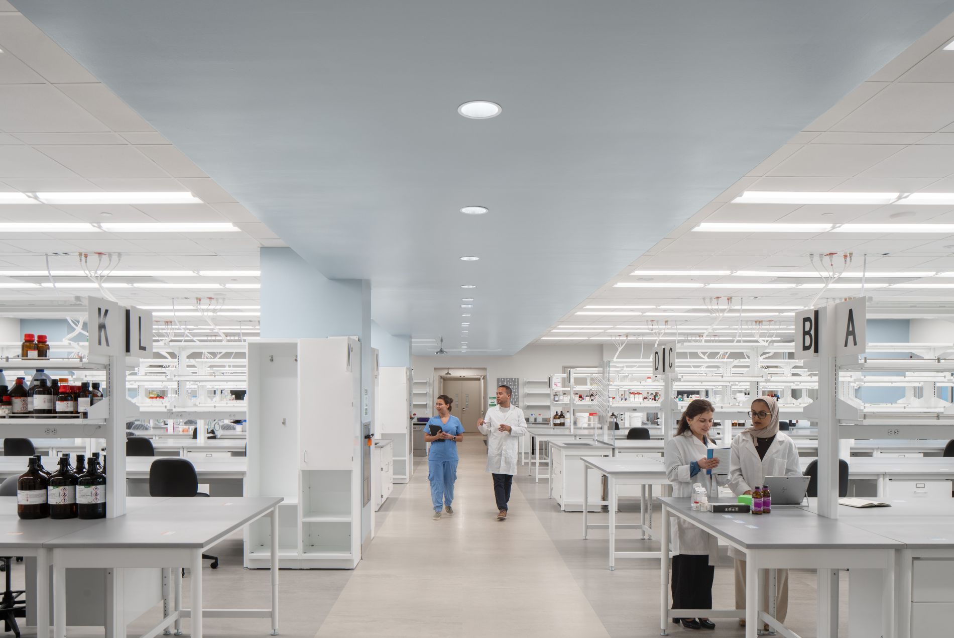 University of Miami Griffin Cancer Research Building interior laboratory