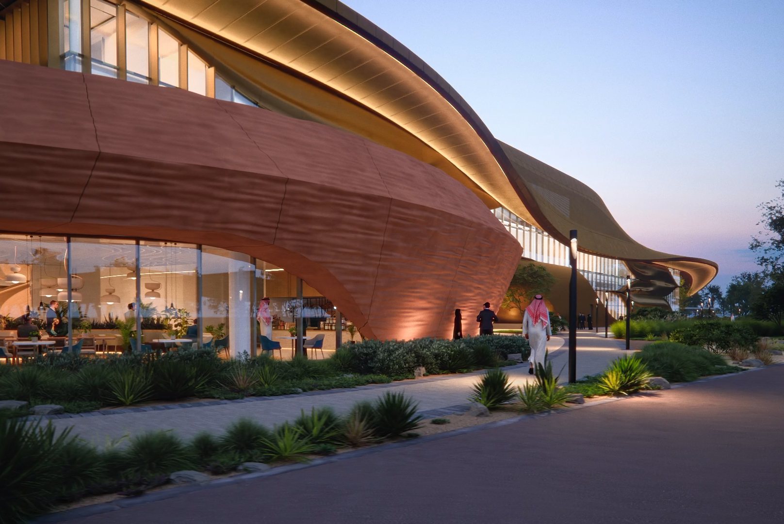 King Abdullah Petroleum Studies and Research Center School of Public Policy exterior rendering