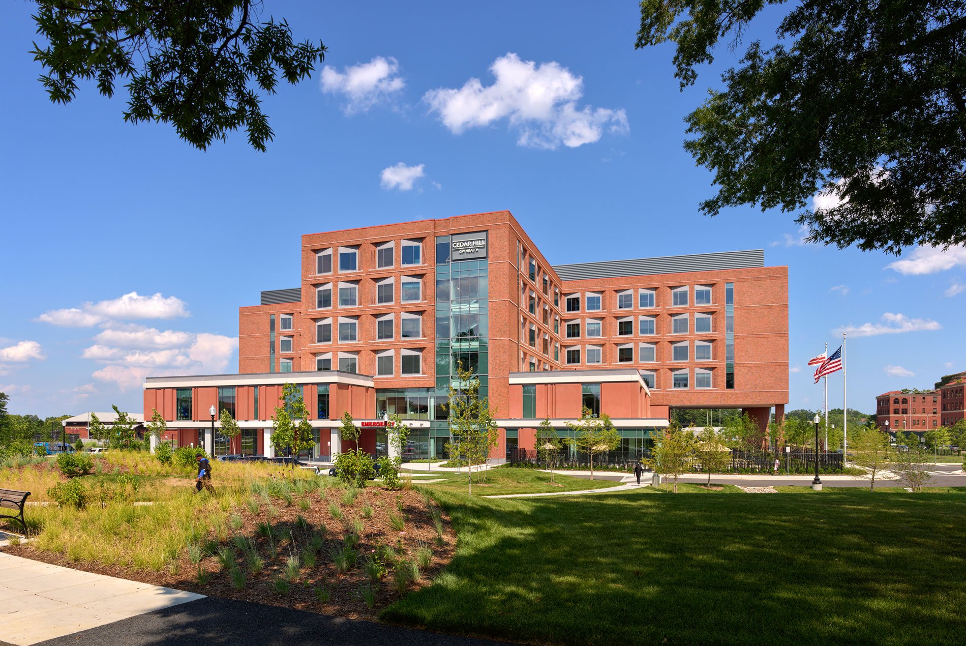 Exterior photo of the Cedar Hill Regional Medical Center in Washington, D.C.
