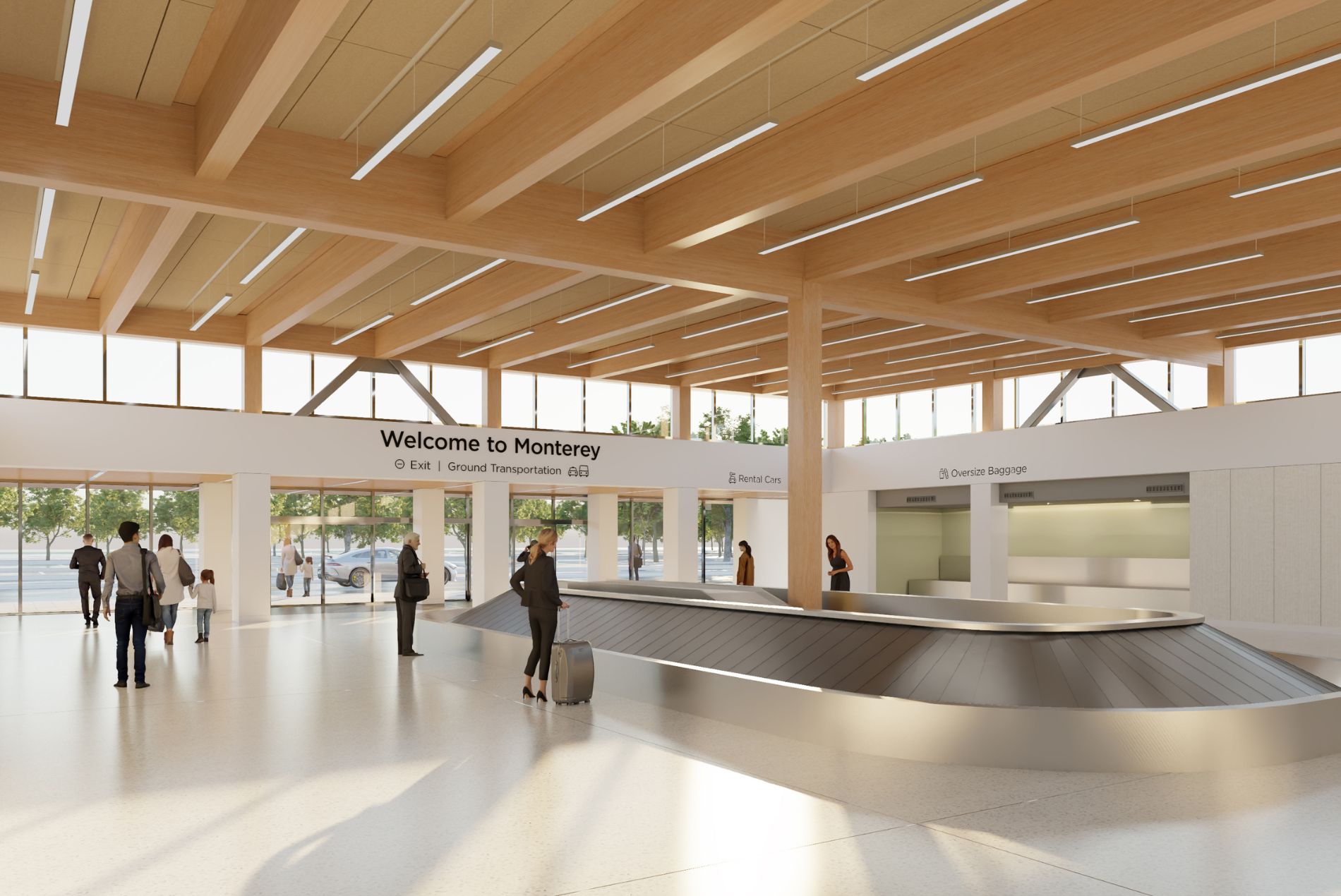 Monterey Airport design by HOK