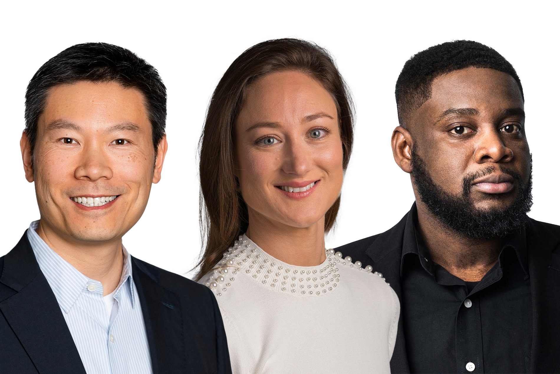 Collage of Keith Hui, Jacqui Payne and Ralph Raymond