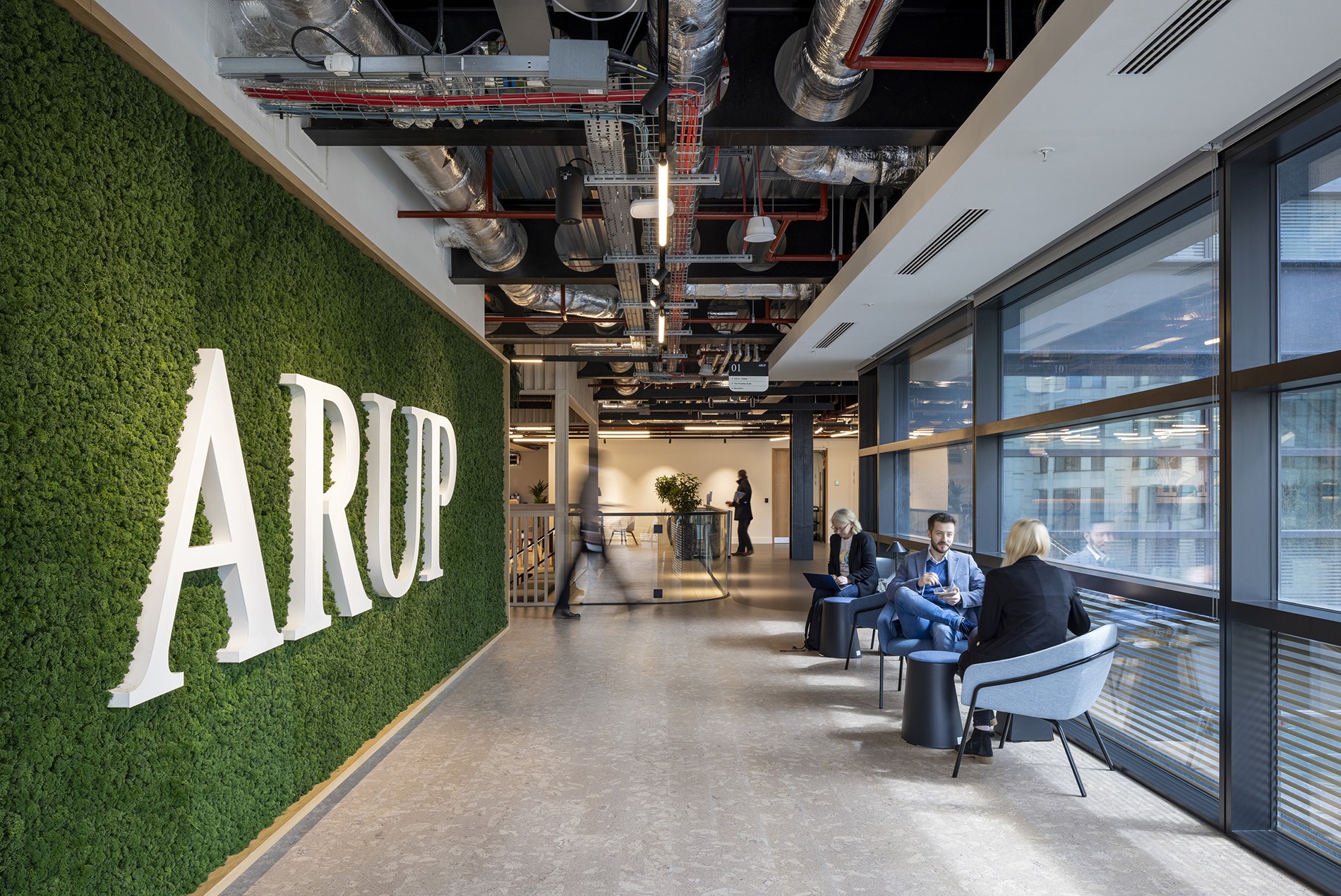 Arup Office at One Centenary Way in Birmingham, UK designed by HOK