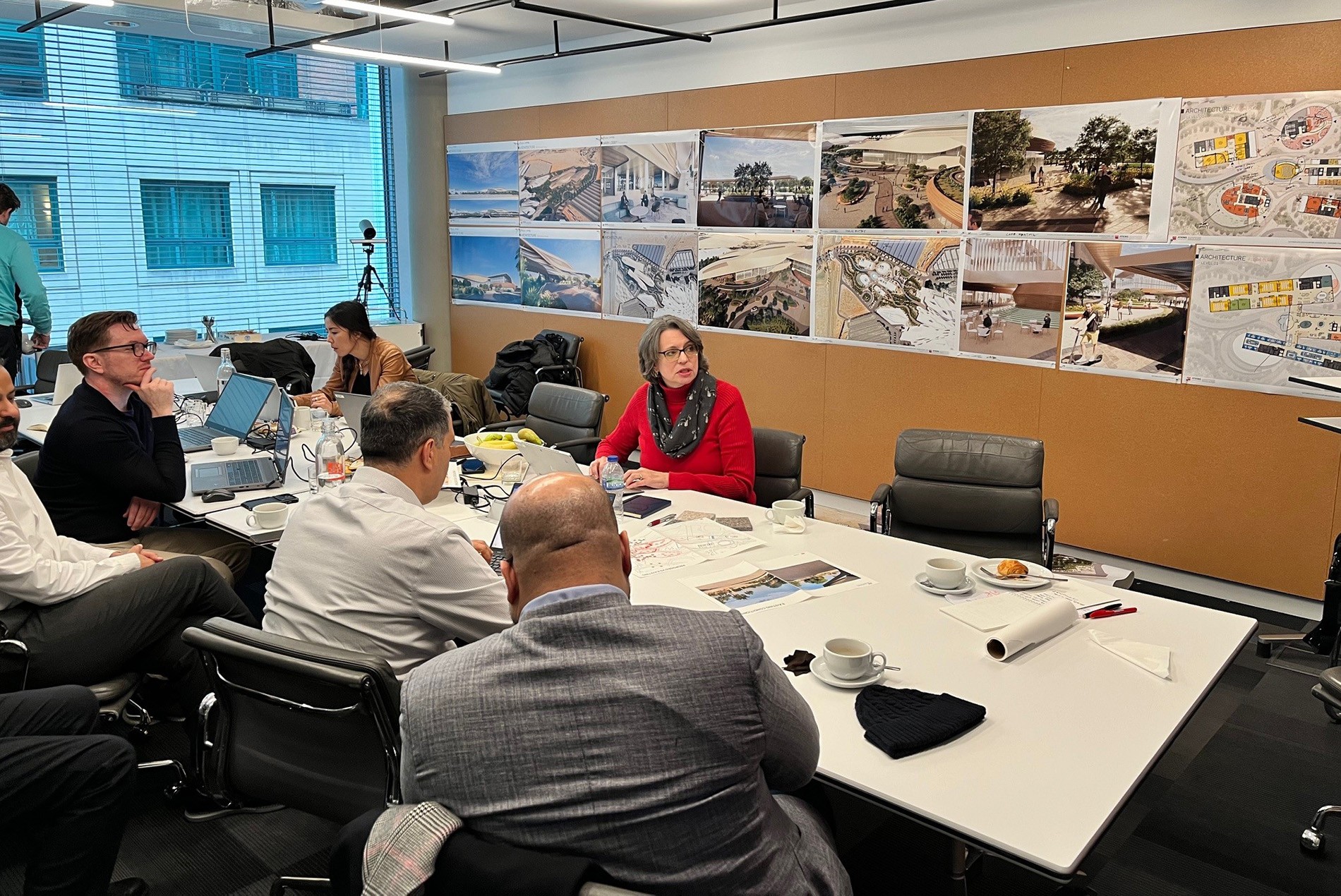 Design charette for the KAPSARC School of Public Policy Riyadh Saudi Arabia designed by HOK