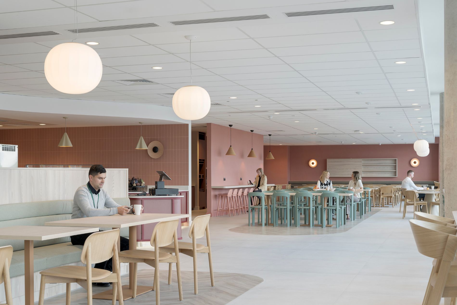 Bon Secours Limerick cafeteria Bon Secours Health Opens New Hospital in Limerick, Ireland