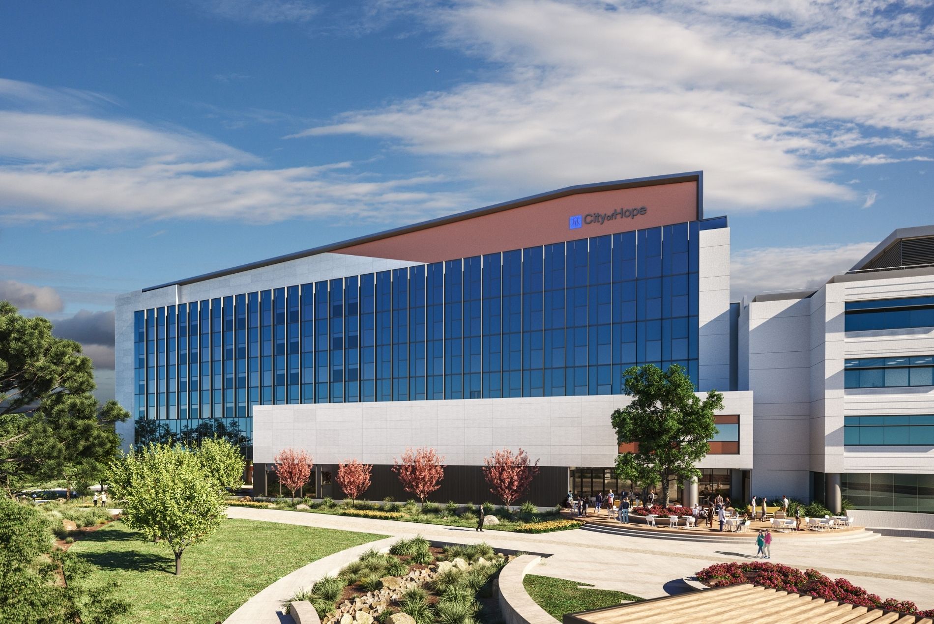 City of Hope Irvine cancer hospital exterior