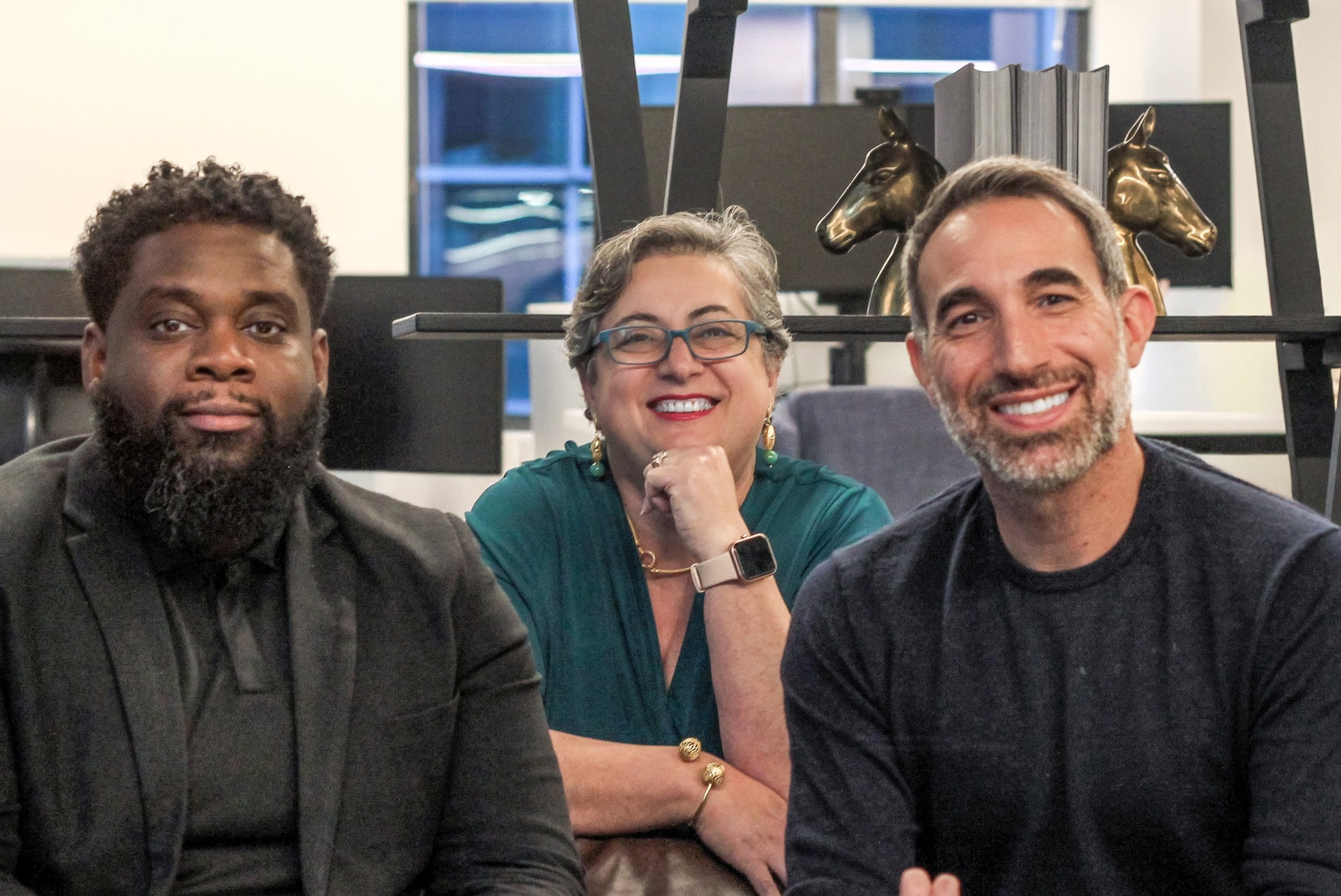 Photo of Ralph Raymond, Shiva Mendez and Brad Liebman.