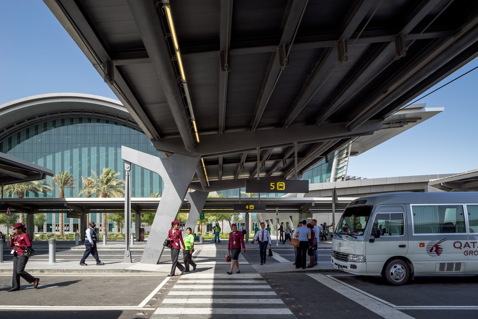 Transportation options at Hamad International Airport