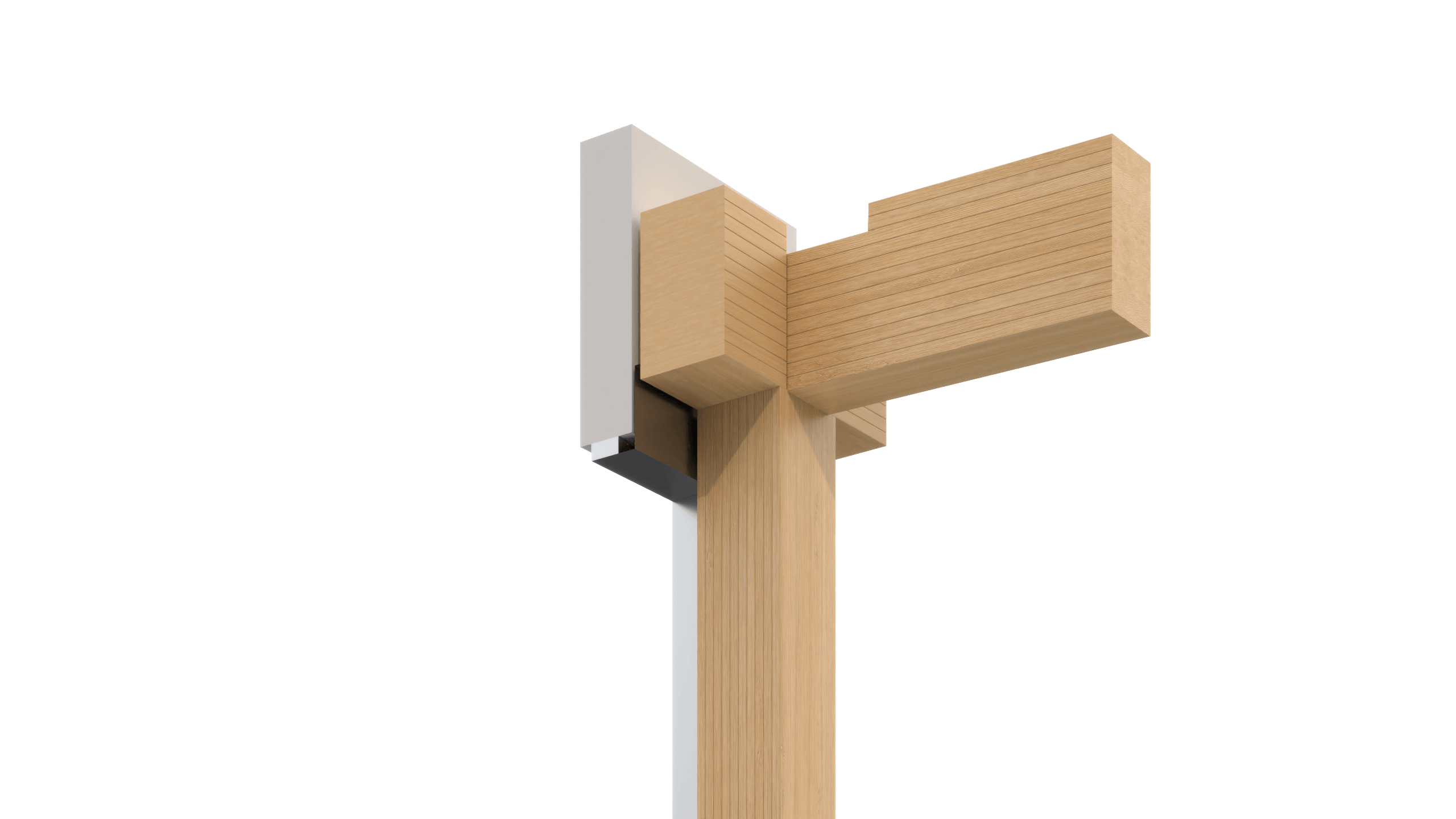 Image of the mass timber wide beam at the new Monterey Airport design by HOK