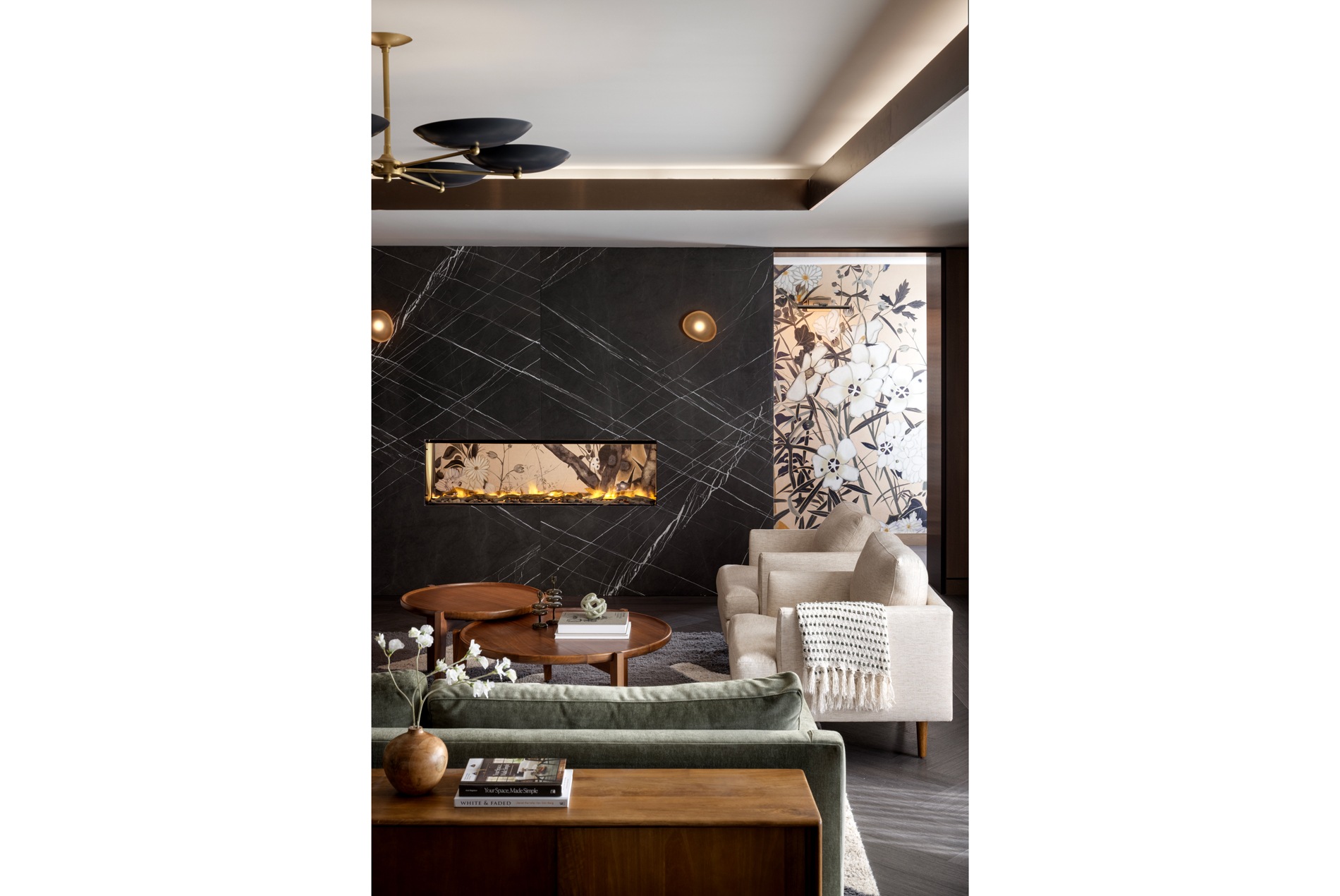 Lounge social space designed by HOK at The Parks in Edmonton, Alberta