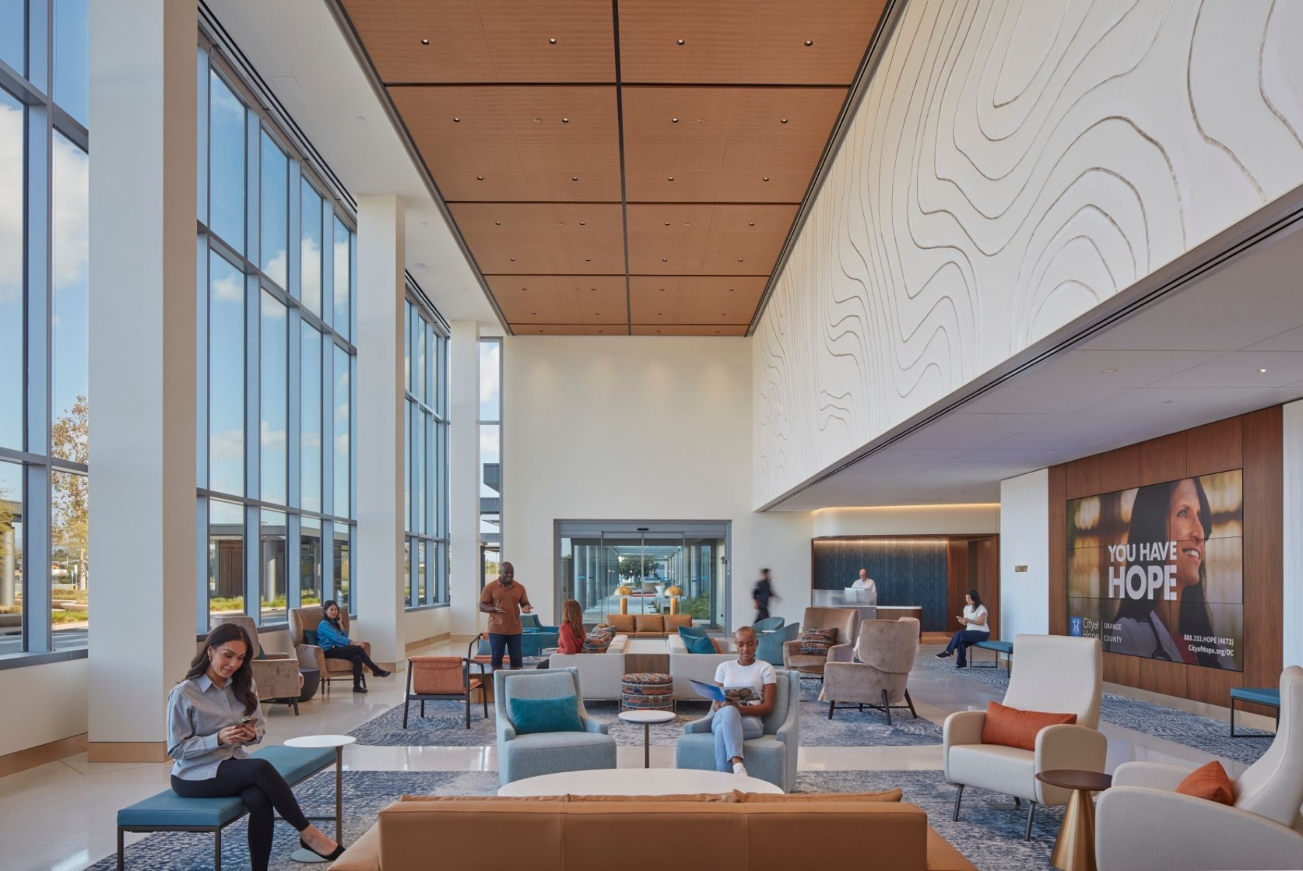City Of Hope Orange County Interior Lobby