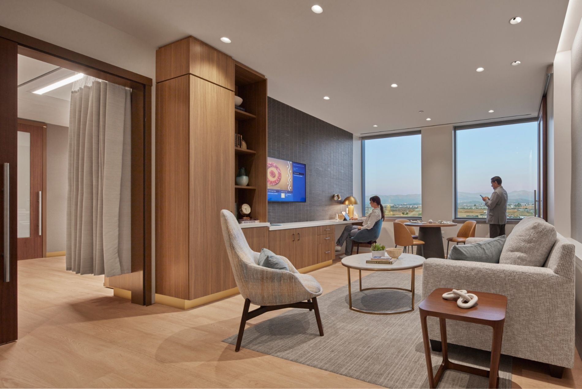 City Of Hope Orange County Interior Lounge