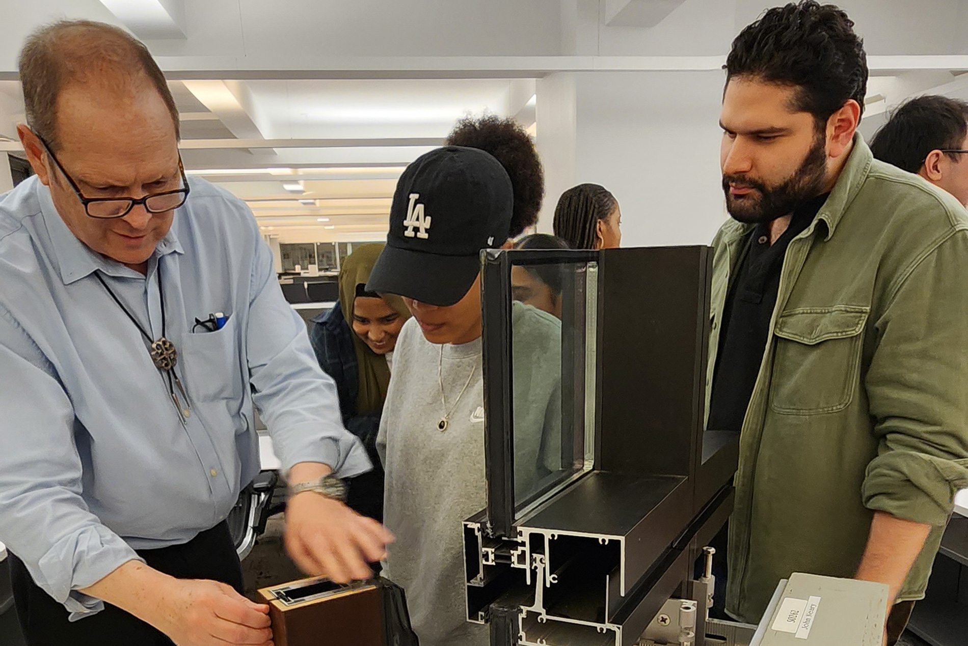 John Neary teaching students.