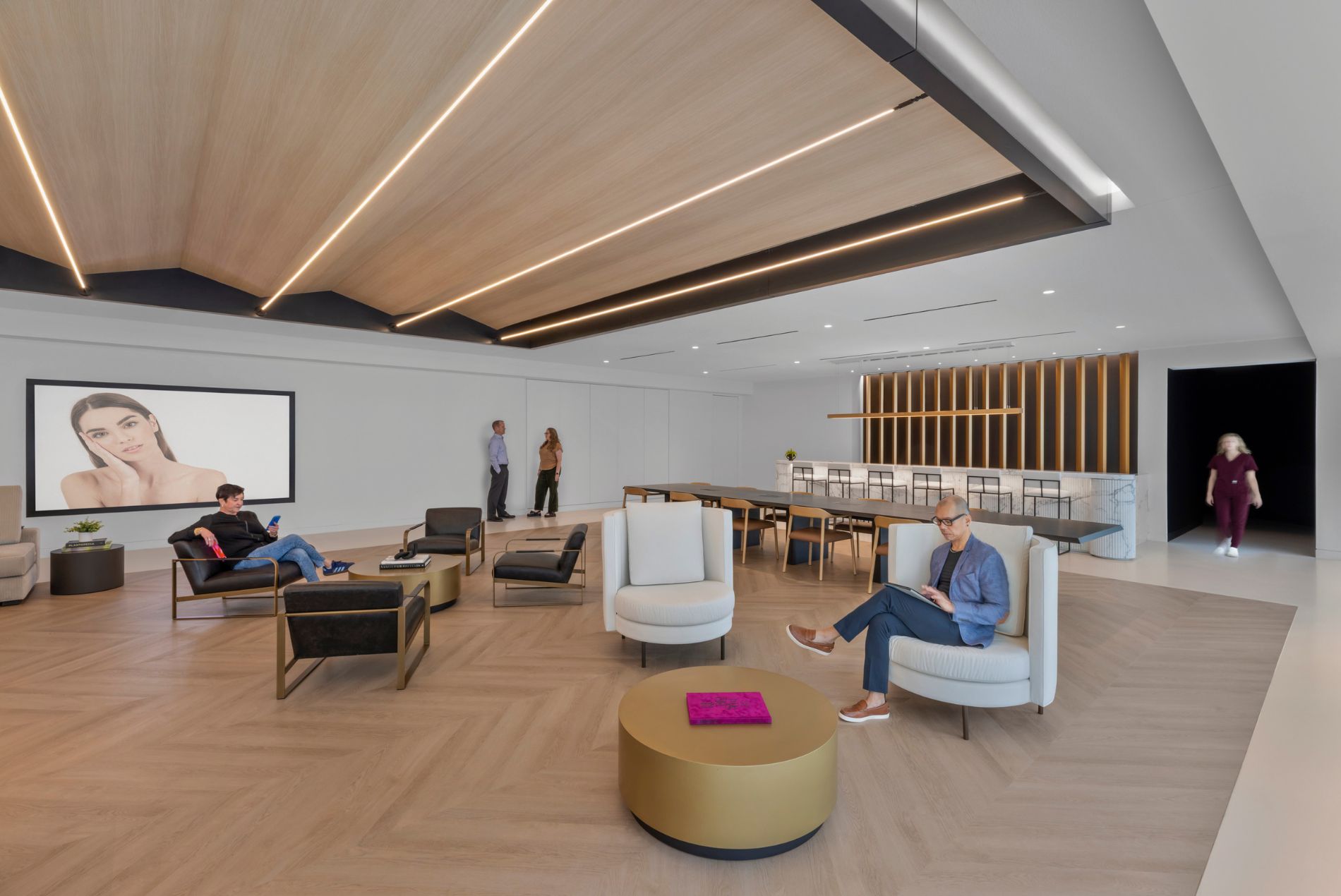 Confidential Medical Institute Aesthetic Medicine Training Facility Atlanta interior lounge