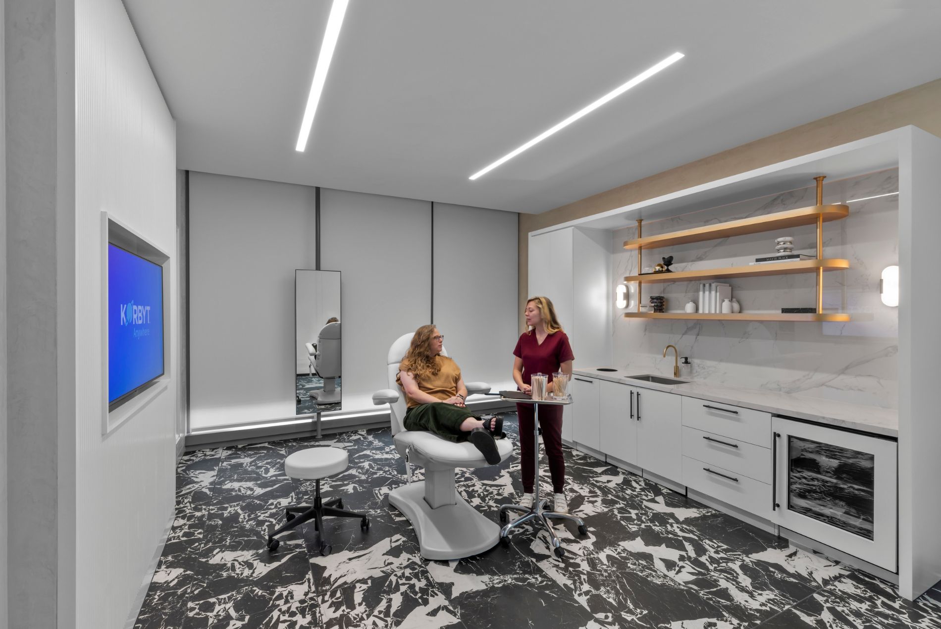 Confidential Medical Institute Aesthetic Medicine Training Facility Atlanta interior treatment room