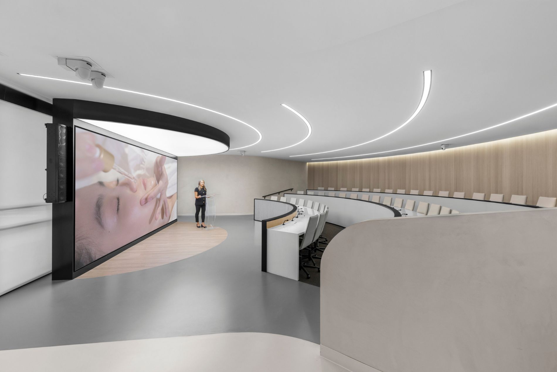 Confidential Medical Institute Aesthetic Medicine Training Facility Irvine interior classroom