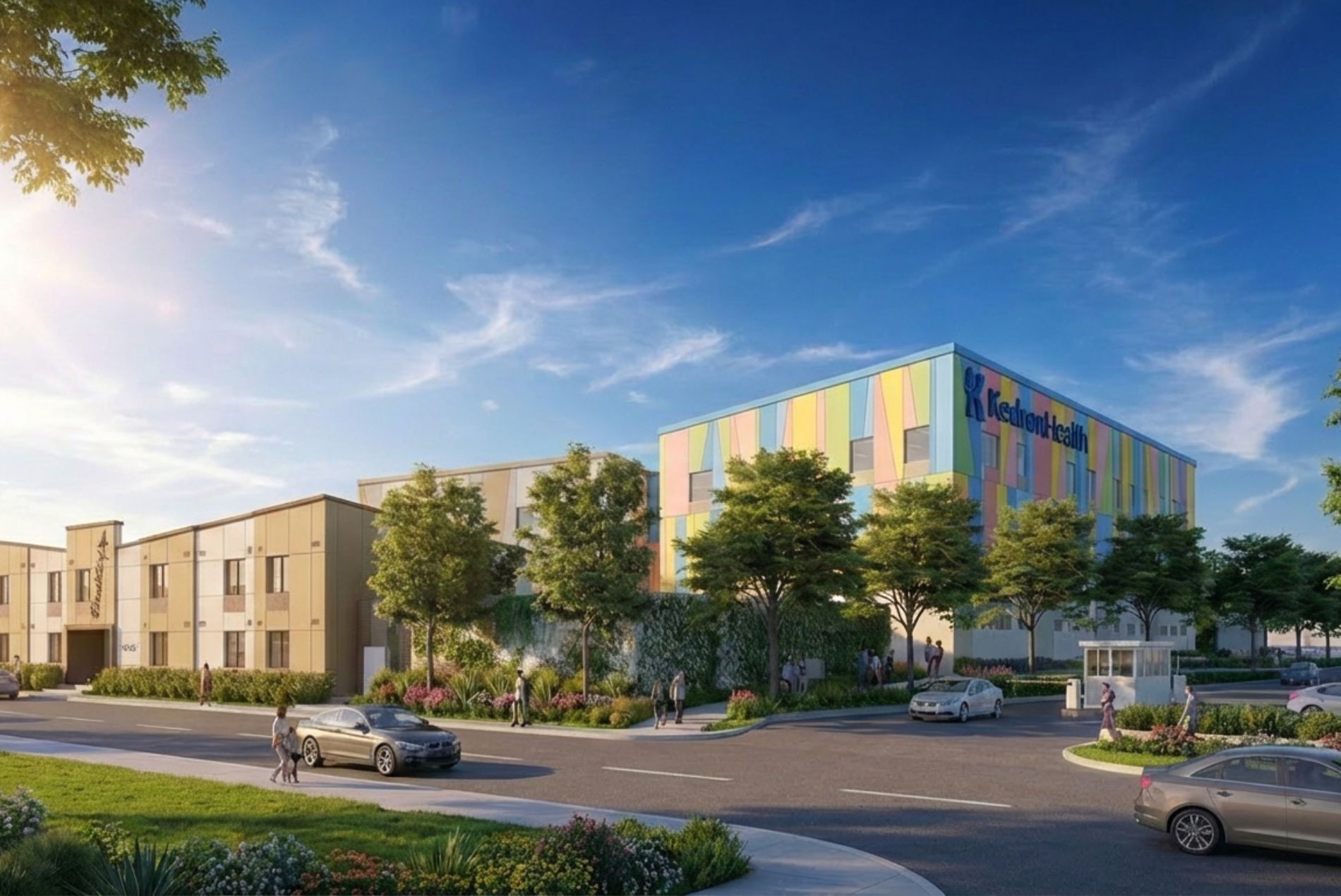 Kedren Childrens Village exterior render