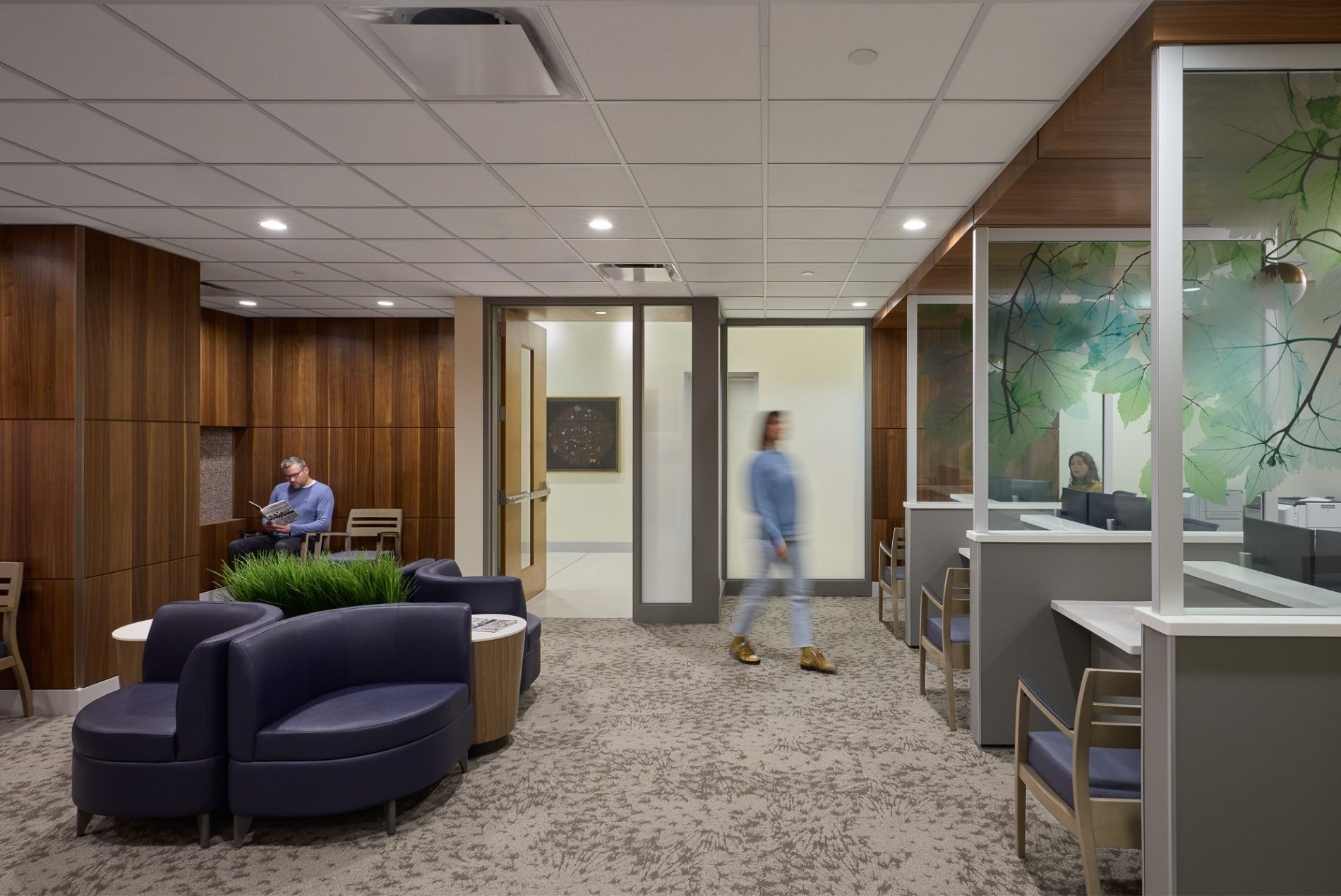 University Of Michigan Medicine D. Dan And Betty Kahn Health Care Pavilion Interior Family Waiting Area