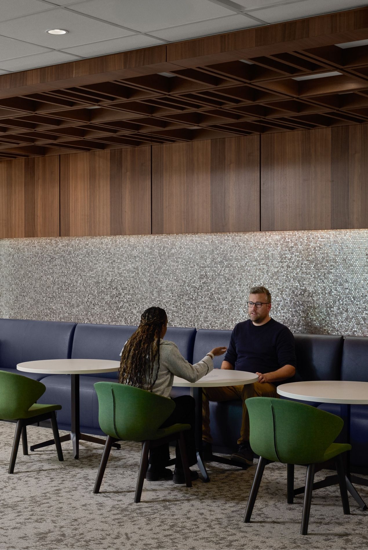 University Of Michigan Medicine D. Dan And Betty Kahn Health Care Pavilion Interior Seating Area